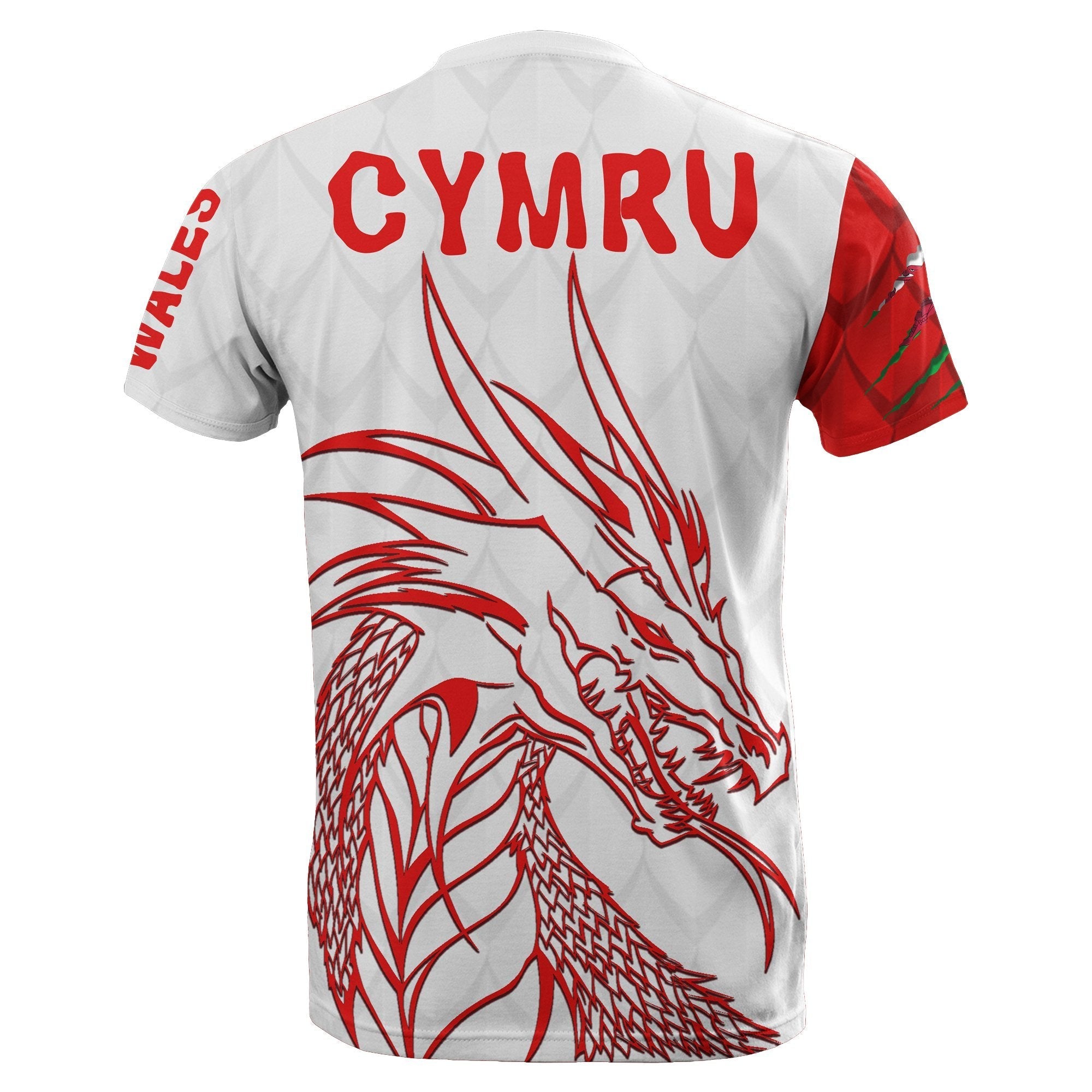 Wales T shirt Cymru Head Dragon Shirts - Vibe Hoodie Shop