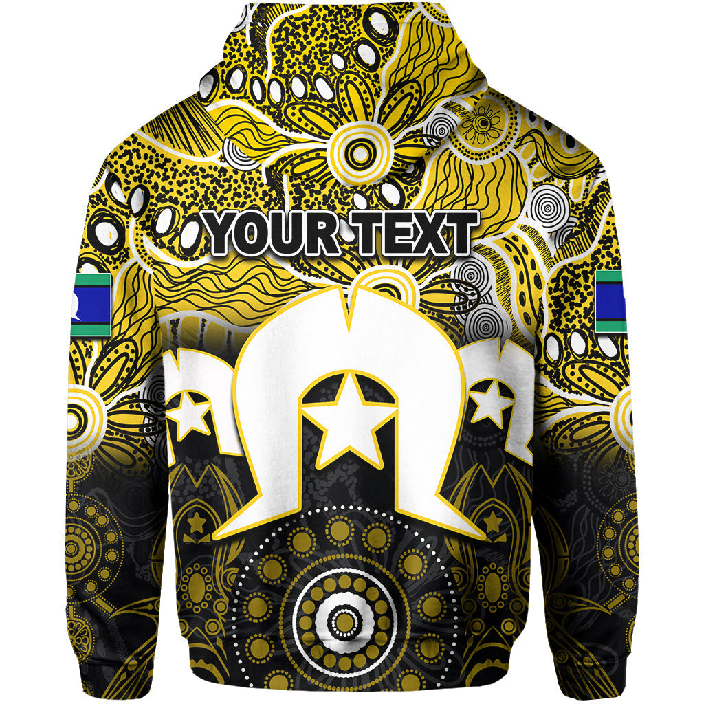 (Custom Personalised) Tigers Australian Football Torres Strait Islanders Mix Aboriginal Hoodie LT6 - Vibe Hoodie Shop