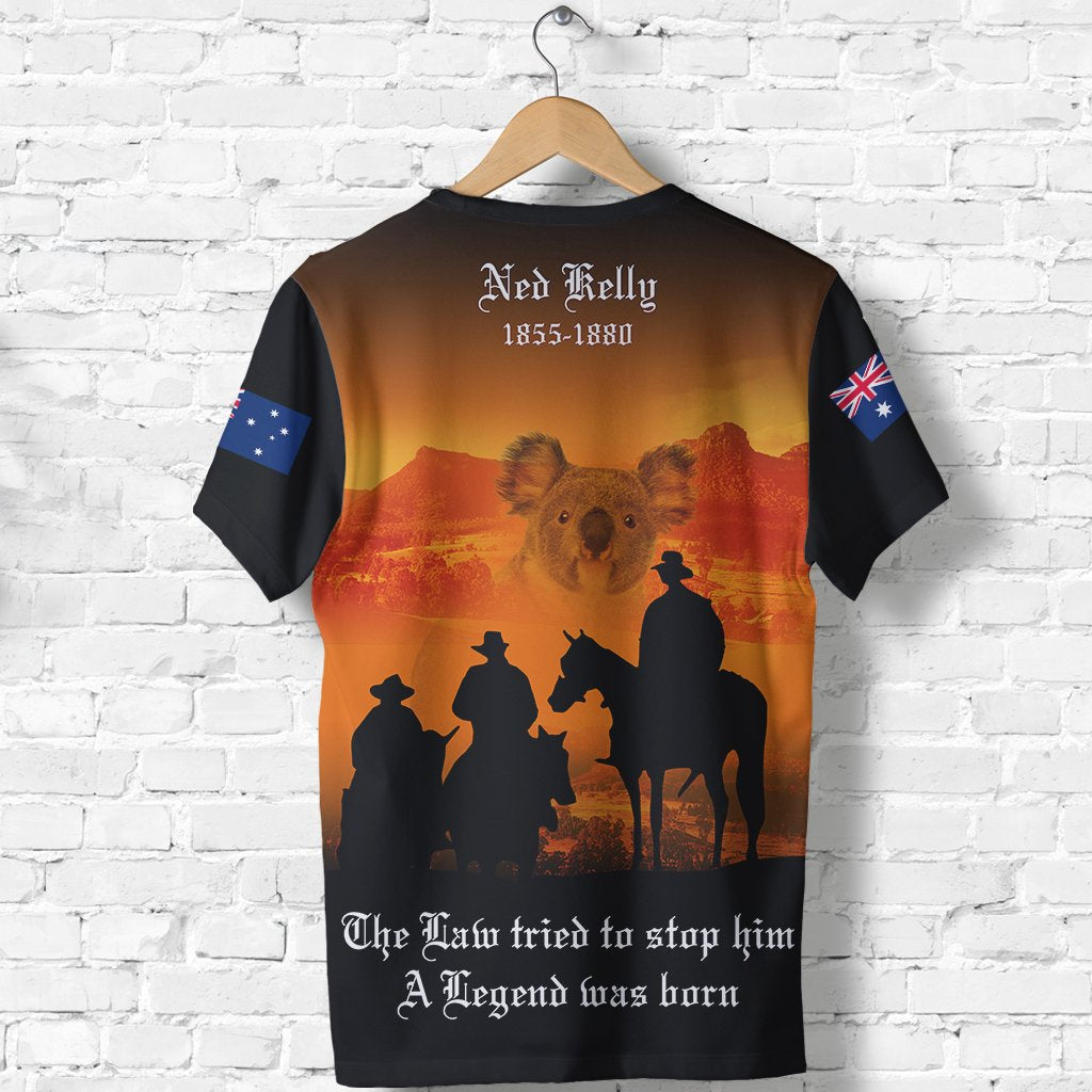 T shirt - ANZAC T shirt Lest We Forget Kangaroo Koala Sunset - Unisex - Vibe Hoodie Shop