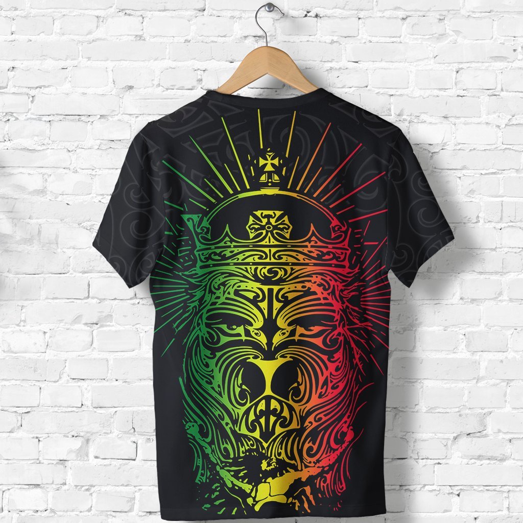 New Zealand T shirt Lion Maori Reggae - Vibe Hoodie Shop