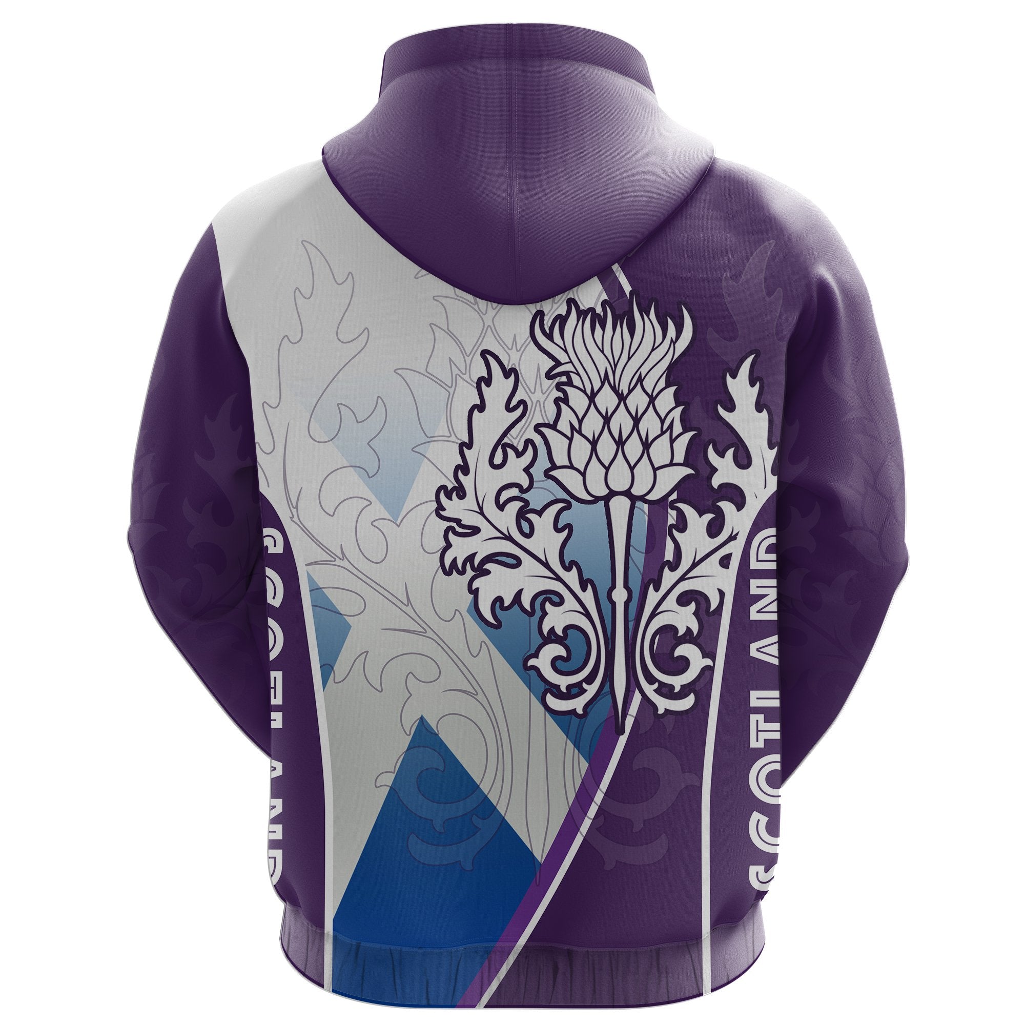 Scotland Hoodie Thistle Mix Flag - Vibe Hoodie Shop