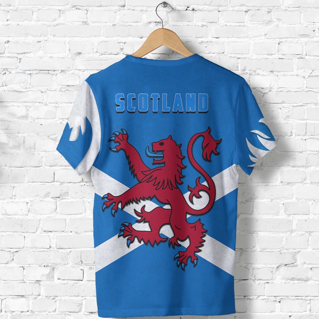 Scotland T shirt Scottish Lion - Lion Hair Style - Vibe Hoodie Shop