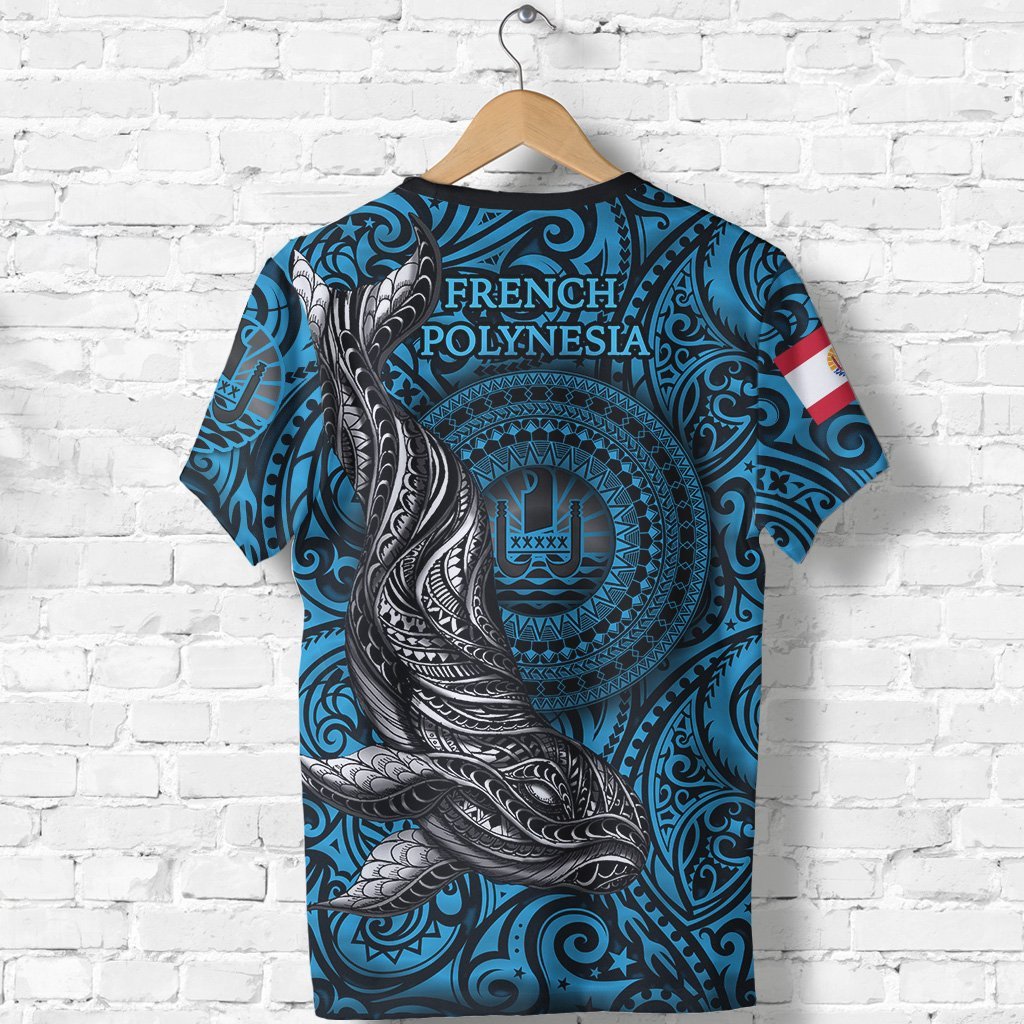 French Polynesia T shirt, Blue Whale Tattoo Shirt - Vibe Hoodie Shop