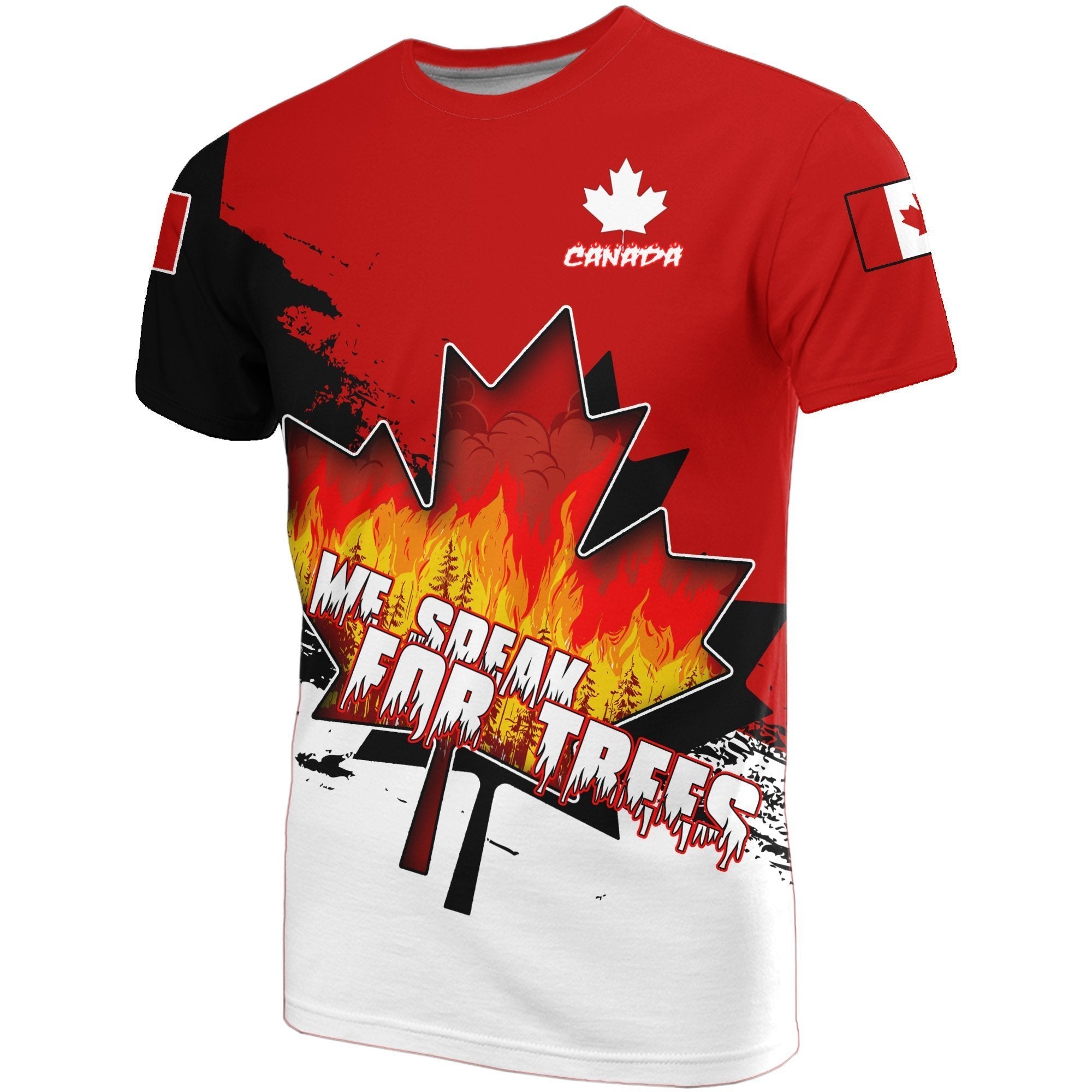 Canada T shirt - We Speak For Trees - Vibe Hoodie Shop