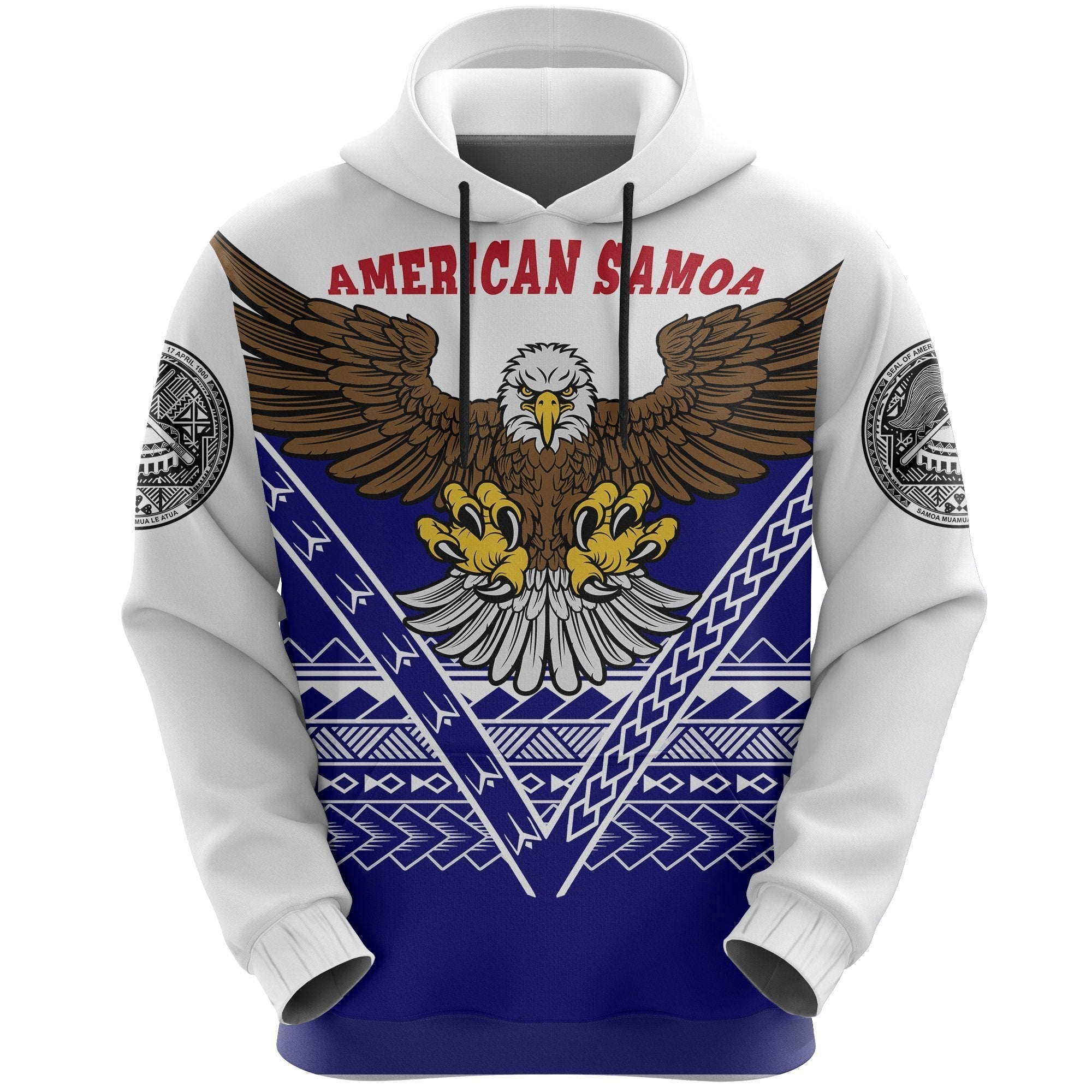 American Samoa Hoodie American Samoa Eagle Pullover Hoodie - Vibe Hoodie Shop