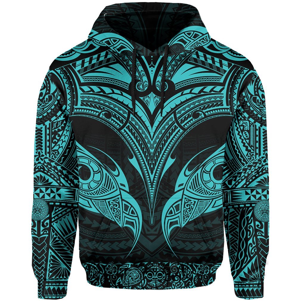 New Zealand Hoodie The Mana Maori All Over Hoodie (Blue) - Vibe Hoodie Shop