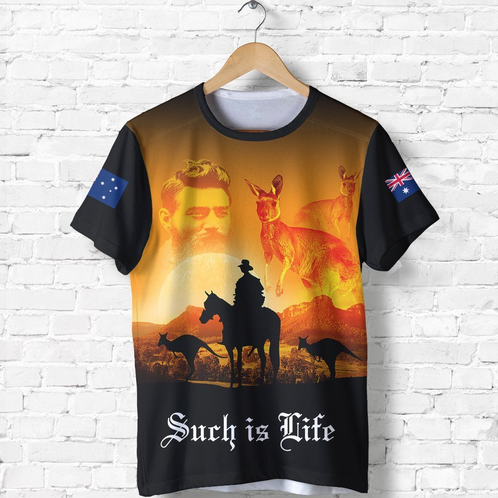 T shirt - ANZAC T shirt Lest We Forget Kangaroo Koala Sunset - Unisex - Vibe Hoodie Shop