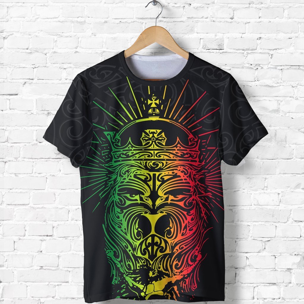 New Zealand T shirt Lion Maori Reggae - Vibe Hoodie Shop