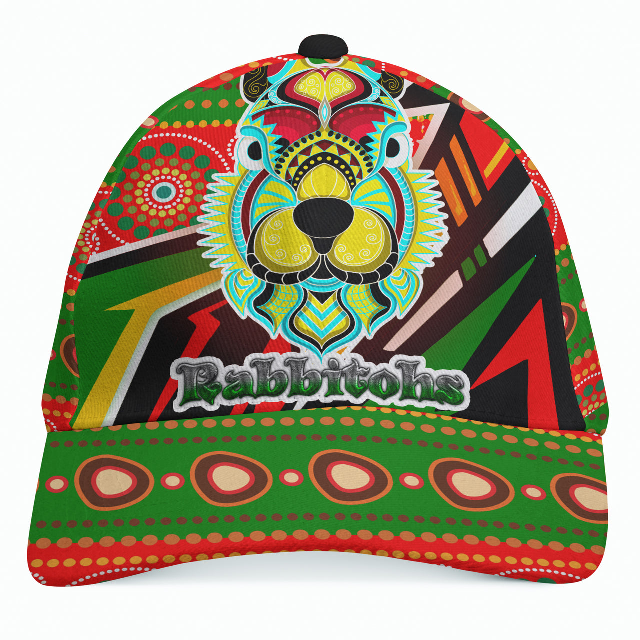 Rabbitohs Aboriginal Rugby Cap - Indigenous Rabbitohs Soul RLT13 - Vibe Hoodie Shop