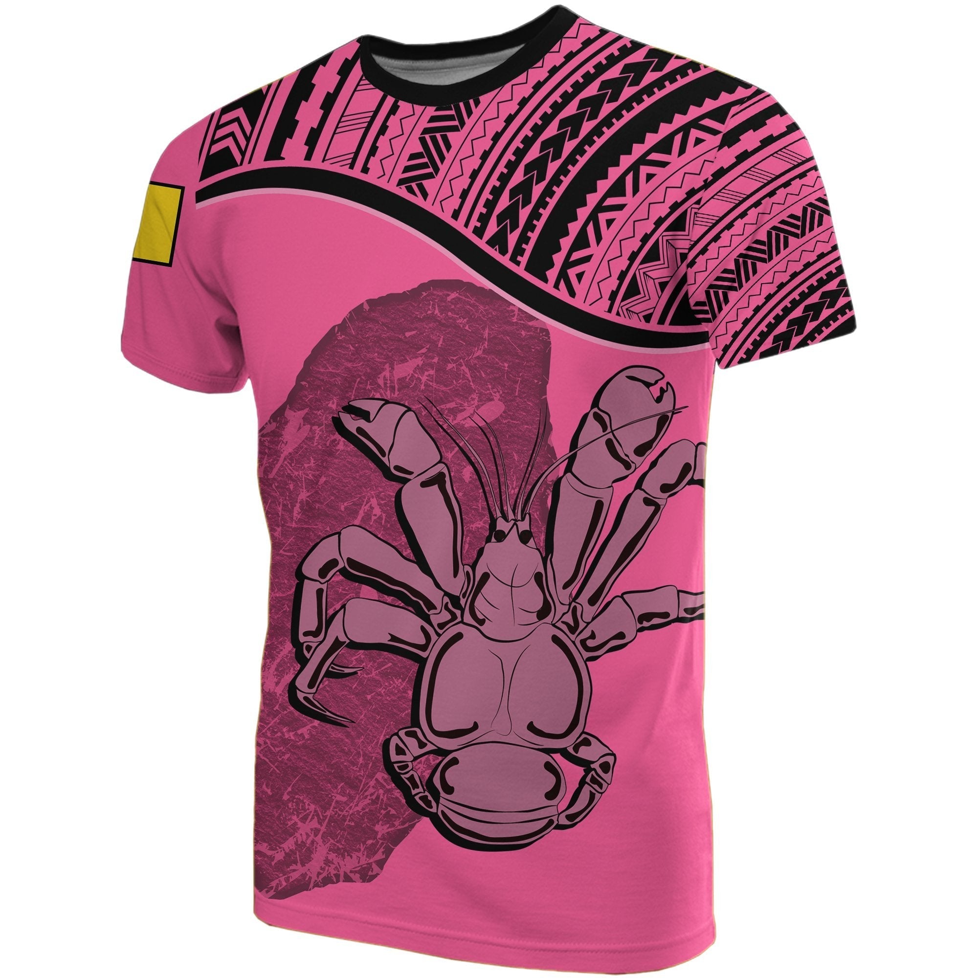 Niue T shirts Pink Crab Coconut - Vibe Hoodie Shop