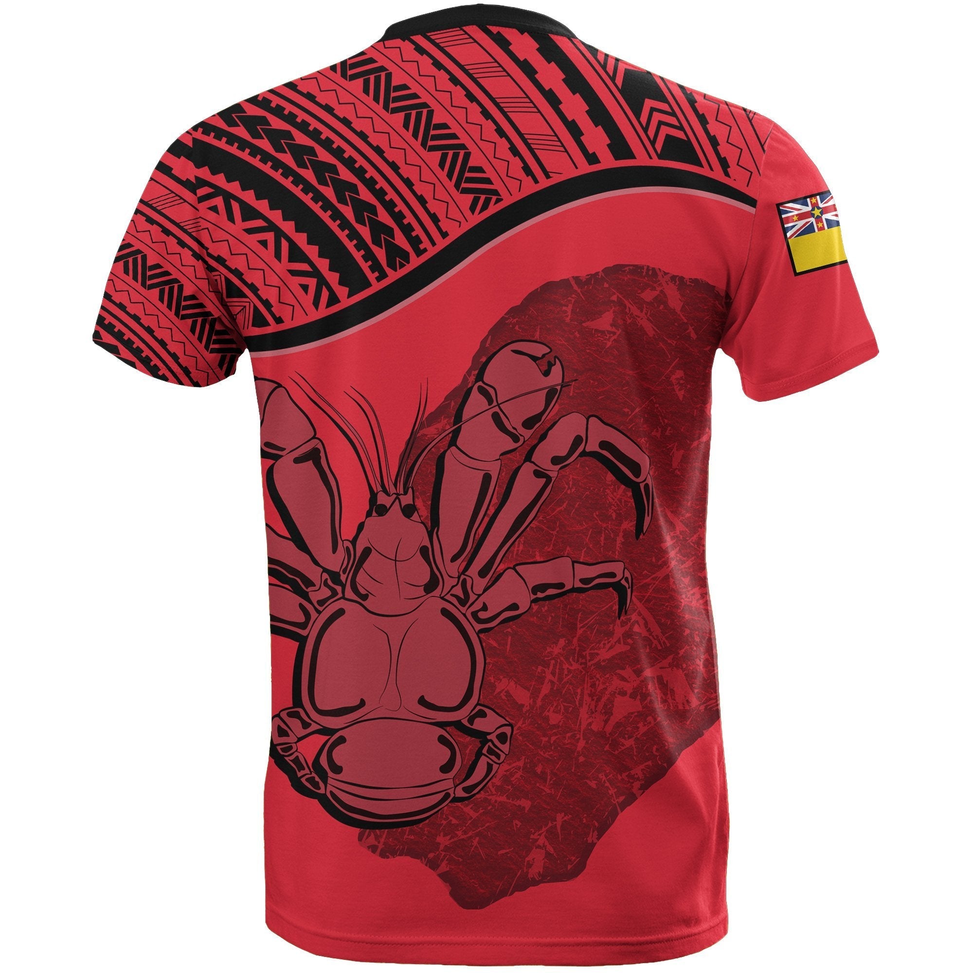 Niue T shirts Red Crab Coconut - Vibe Hoodie Shop