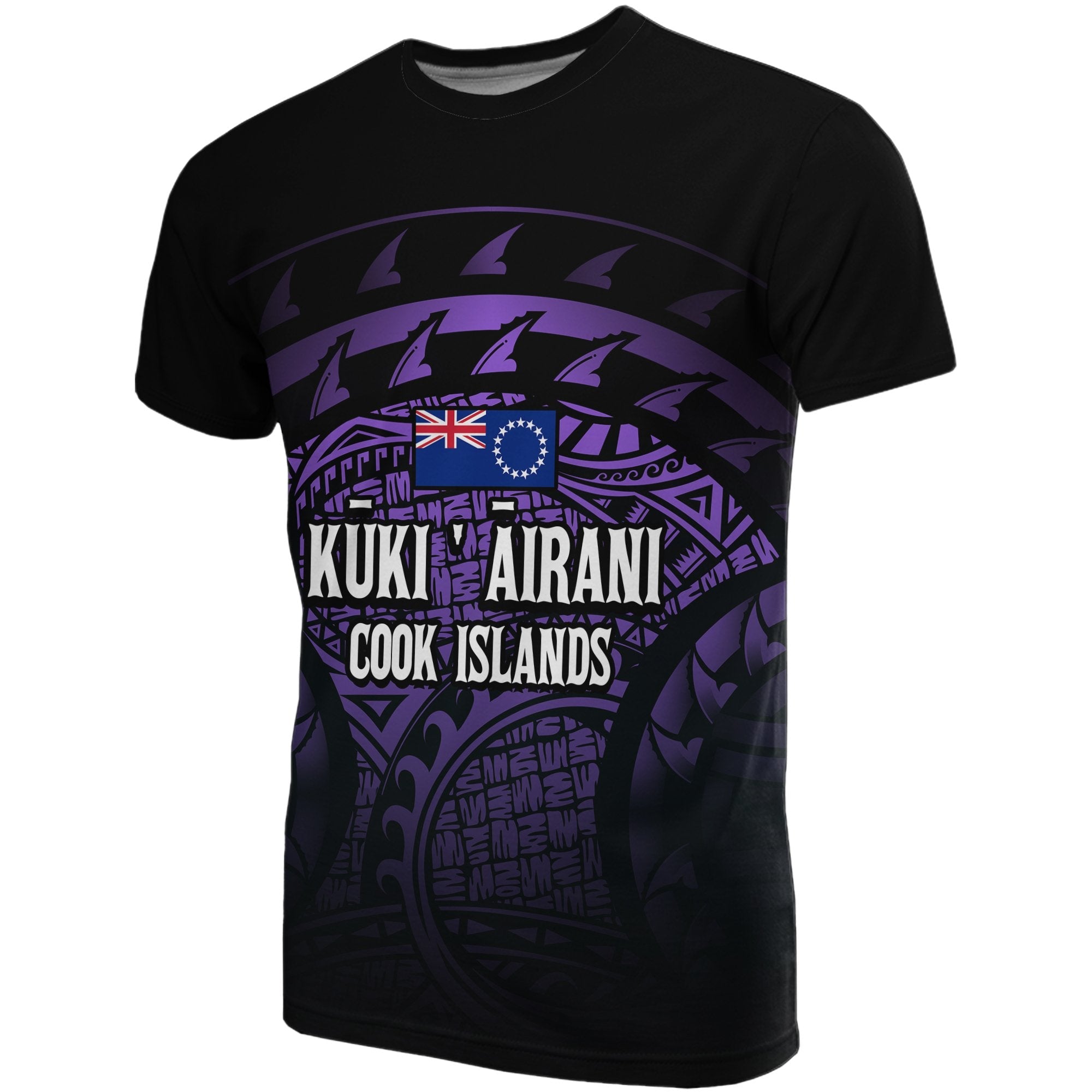 Cook Islands Turtle T shirts (Purple) - Vibe Hoodie Shop