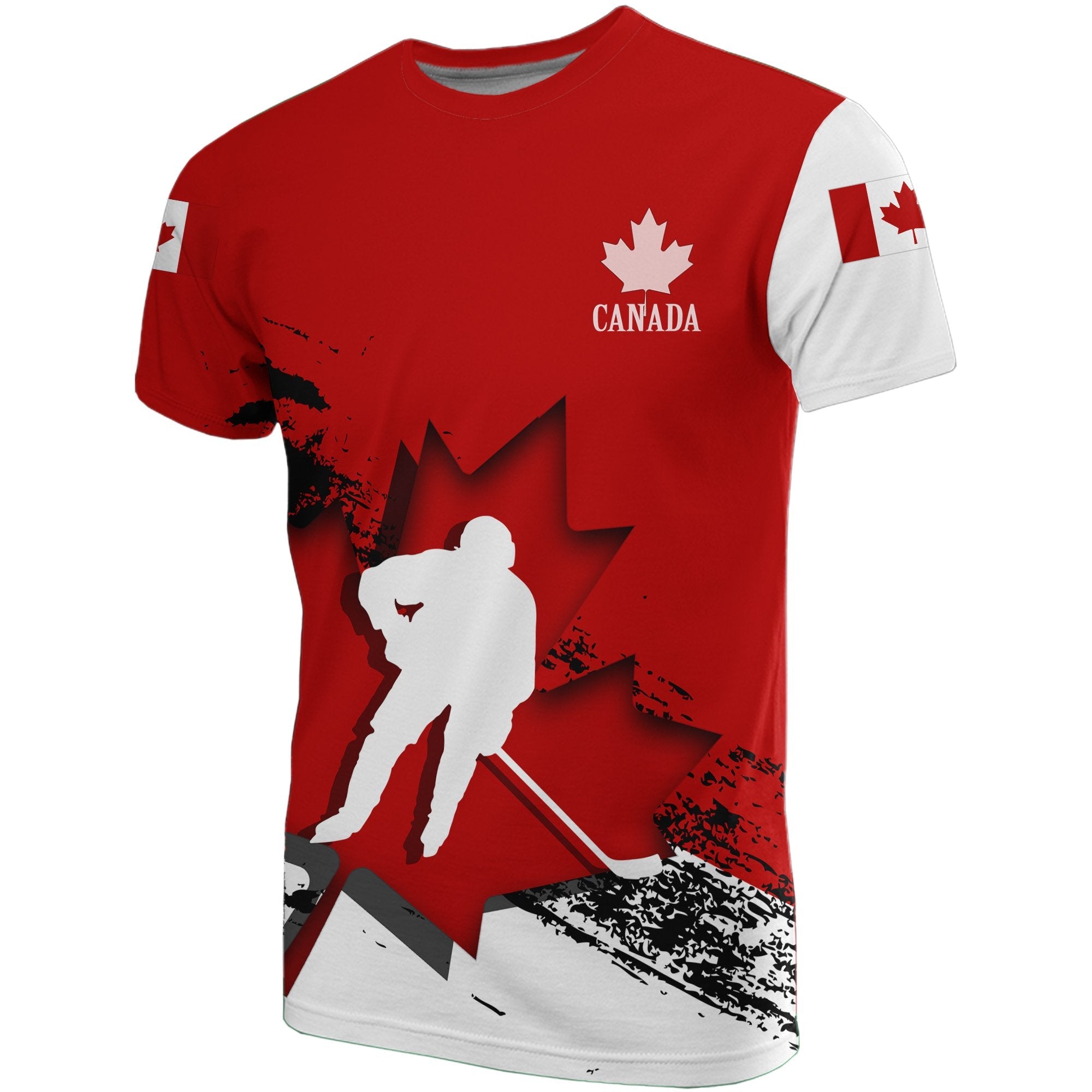 Canada T shirts - Maple Leaf Hockey - Vibe Hoodie Shop