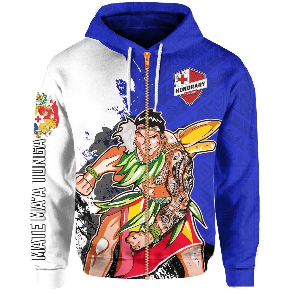 Tonga Hoodie Tongan Pride (Zip) - Vibe Hoodie Shop