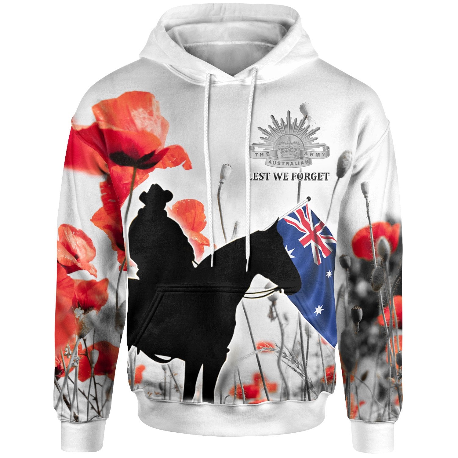 ANZAC Hoodie - Australian Light Horse - Vibe Hoodie Shop