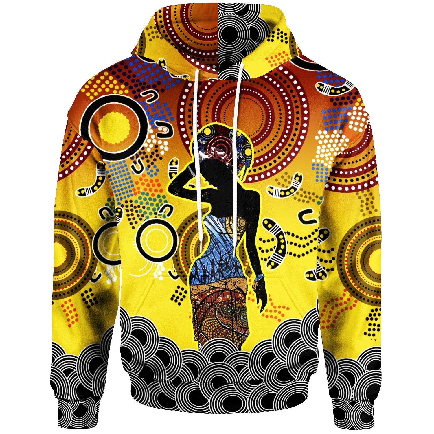 Aboriginal Hoodie - Aboriginal Girl - Vibe Hoodie Shop