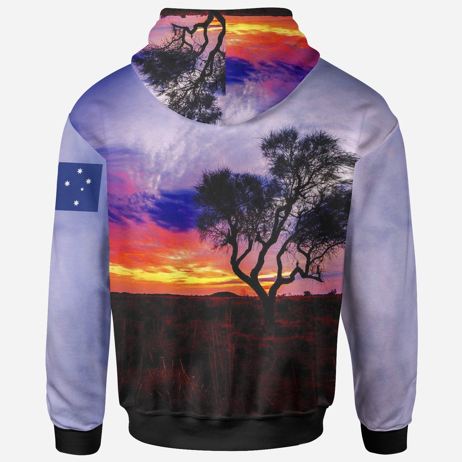 Zip - Up Hoodie, Australia Sky View, The Forest is Growing - Vibe Hoodie Shop