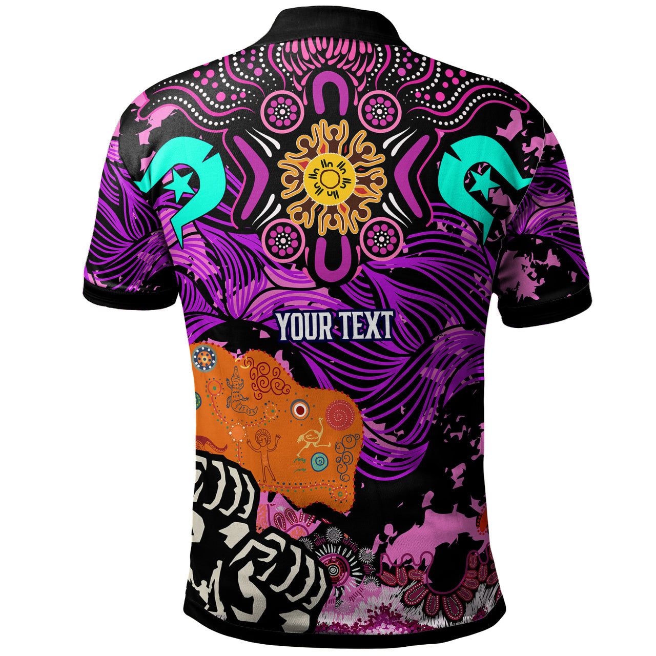 Storm Rugby NAIDOC Polo Shirt - Custom Storm Thunder Indigenous with Torres Strait Islanders Aboriginal Culture RLT12 - Vibe Hoodie Shop