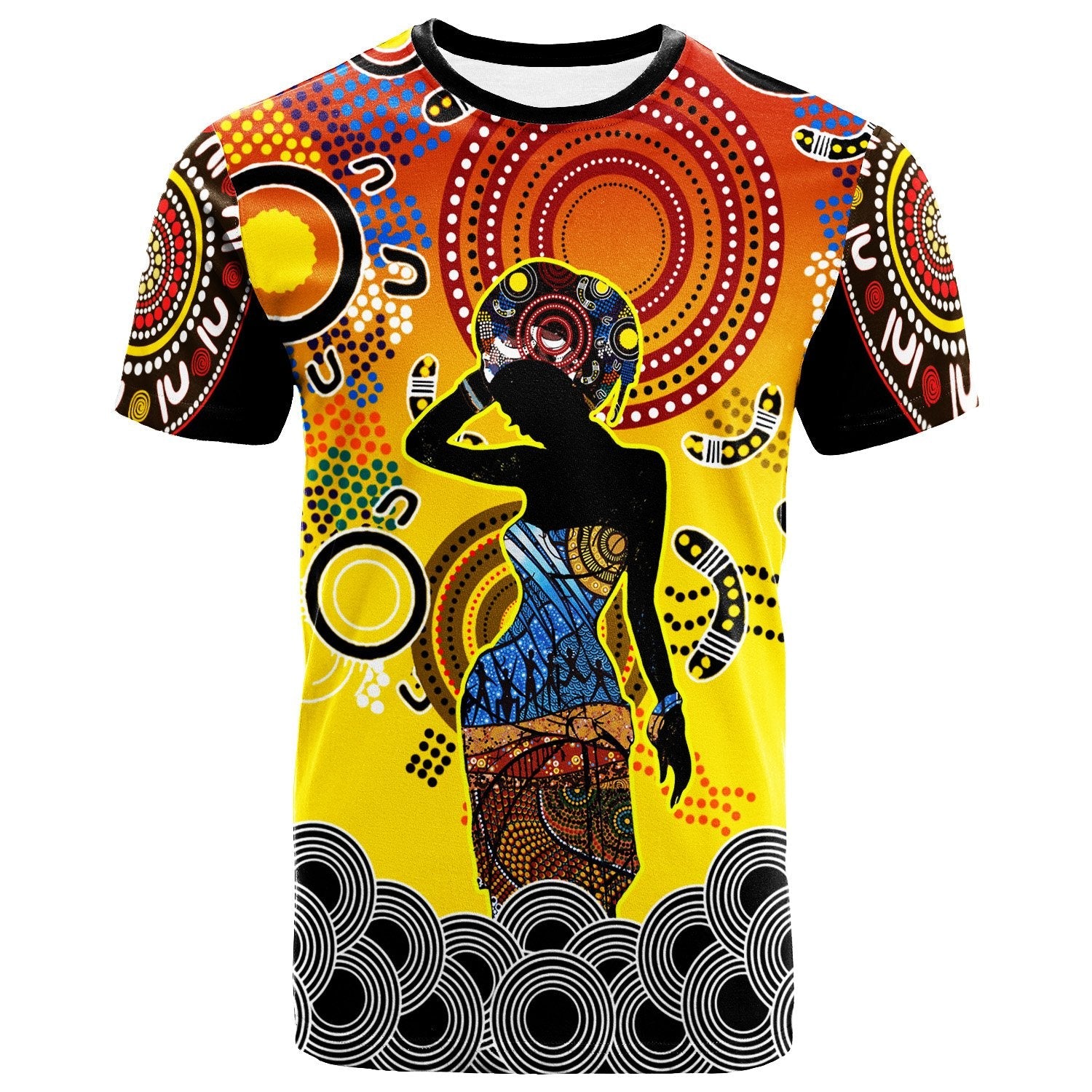 T shirt - Aboriginal Girl - Vibe Hoodie Shop