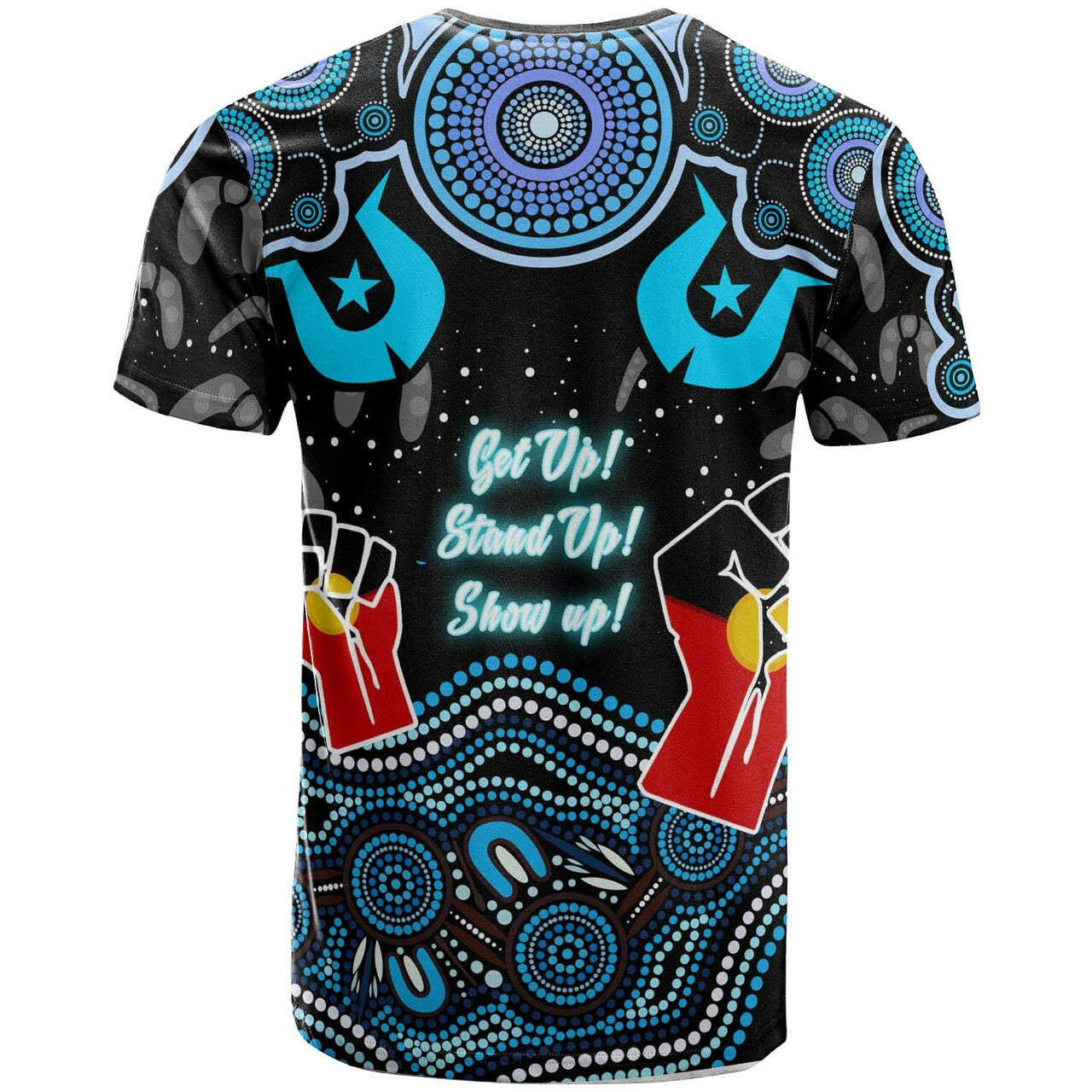 Bulldogs Rugby T shirt NAIDOC Week Bulldogs Torres Strait and Rugby Ball Aboriginal Patterns RLT12 - Vibe Hoodie Shop