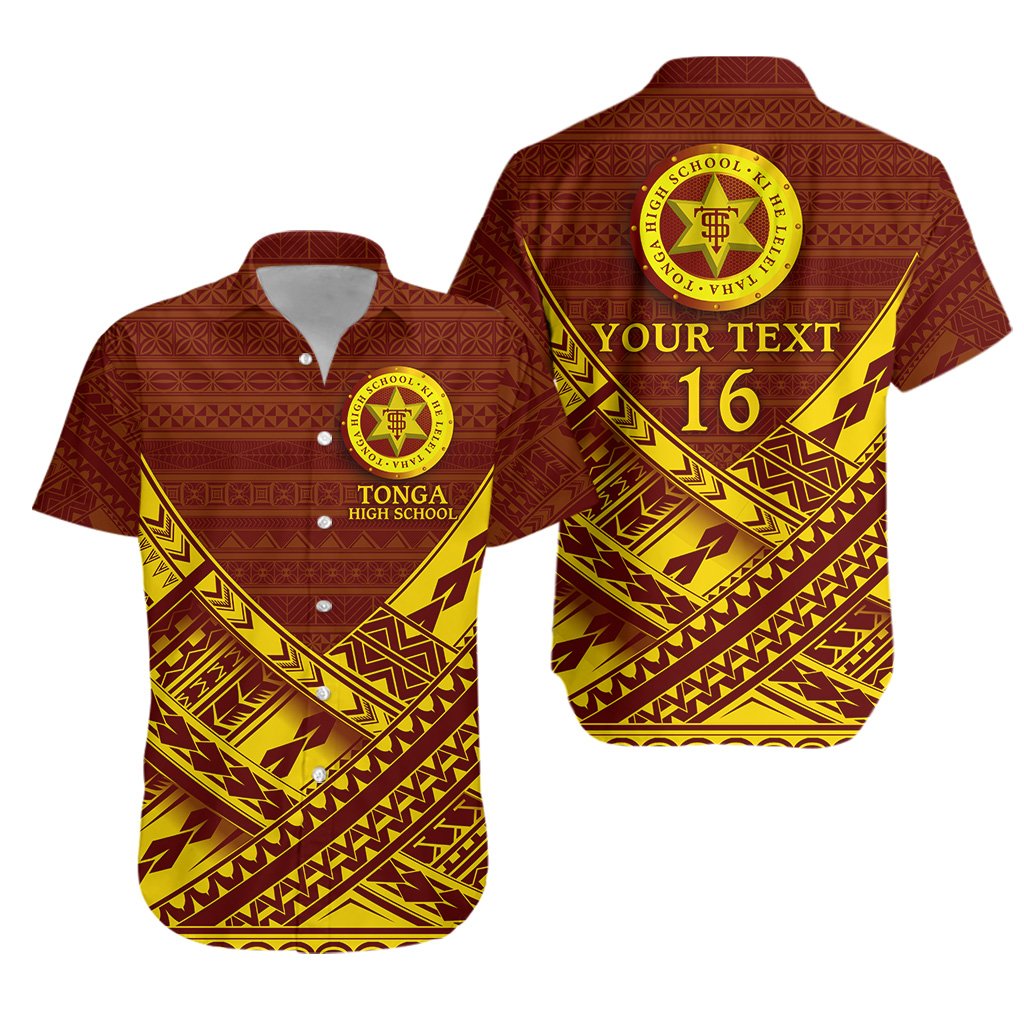 (Custom Personalised) Tonga High School Hawaiian Shirt Perfect Styles, Custom Text and Number - Vibe Hoodie Shop