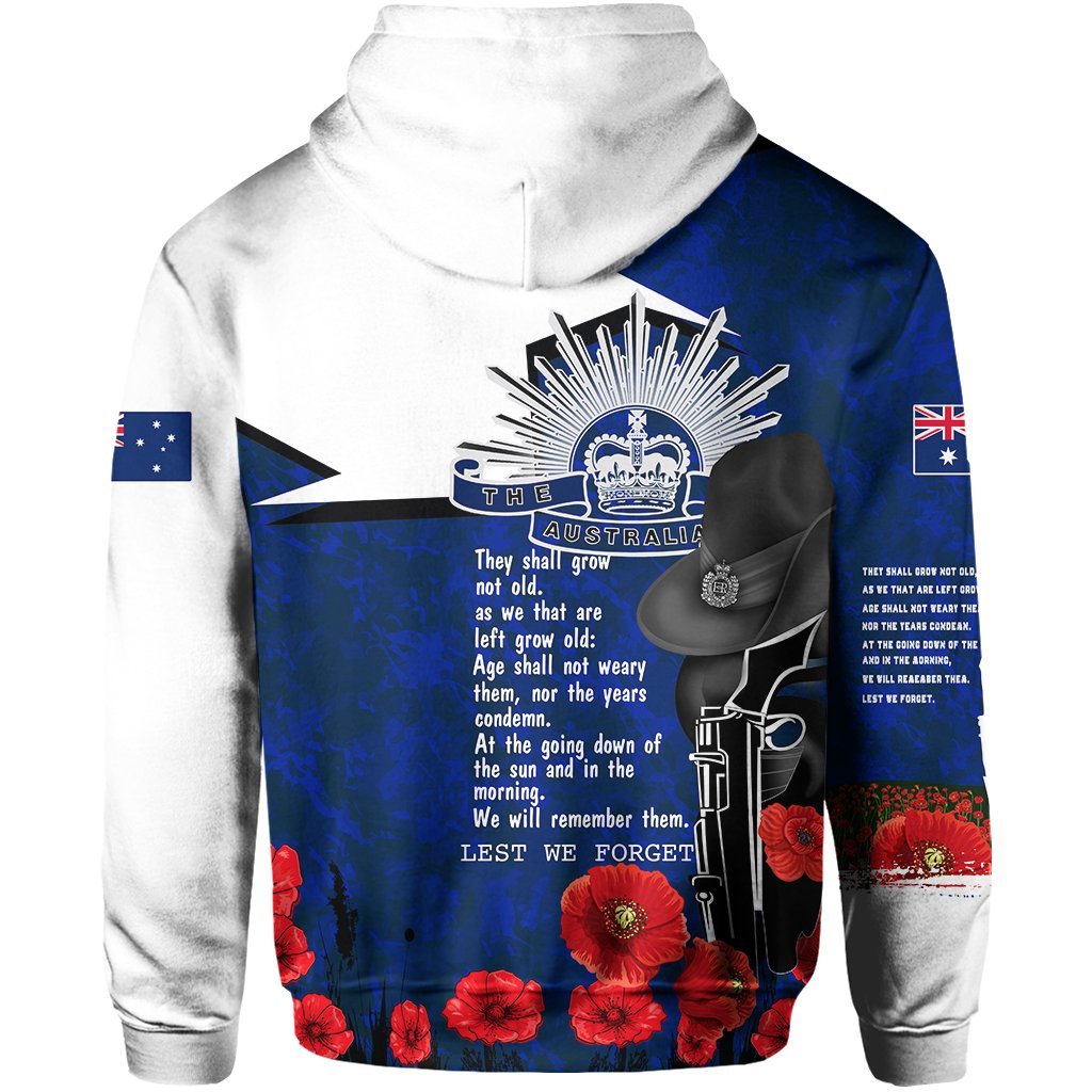 Australia Hoodie - ANZAC Lest We Forget - Vibe Hoodie Shop