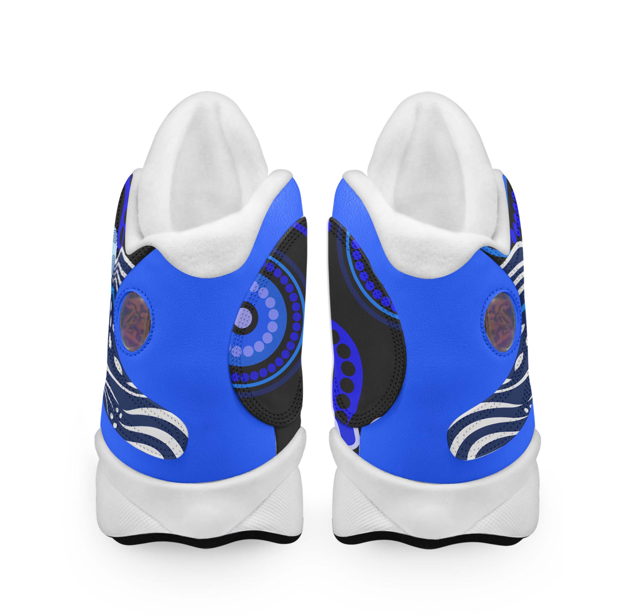 New South Wales Rugby High top Basketball Shoes J13 - New South Wales Blues Cockroaches Rugby Ball State Of Origin - Vibe Hoodie Shop