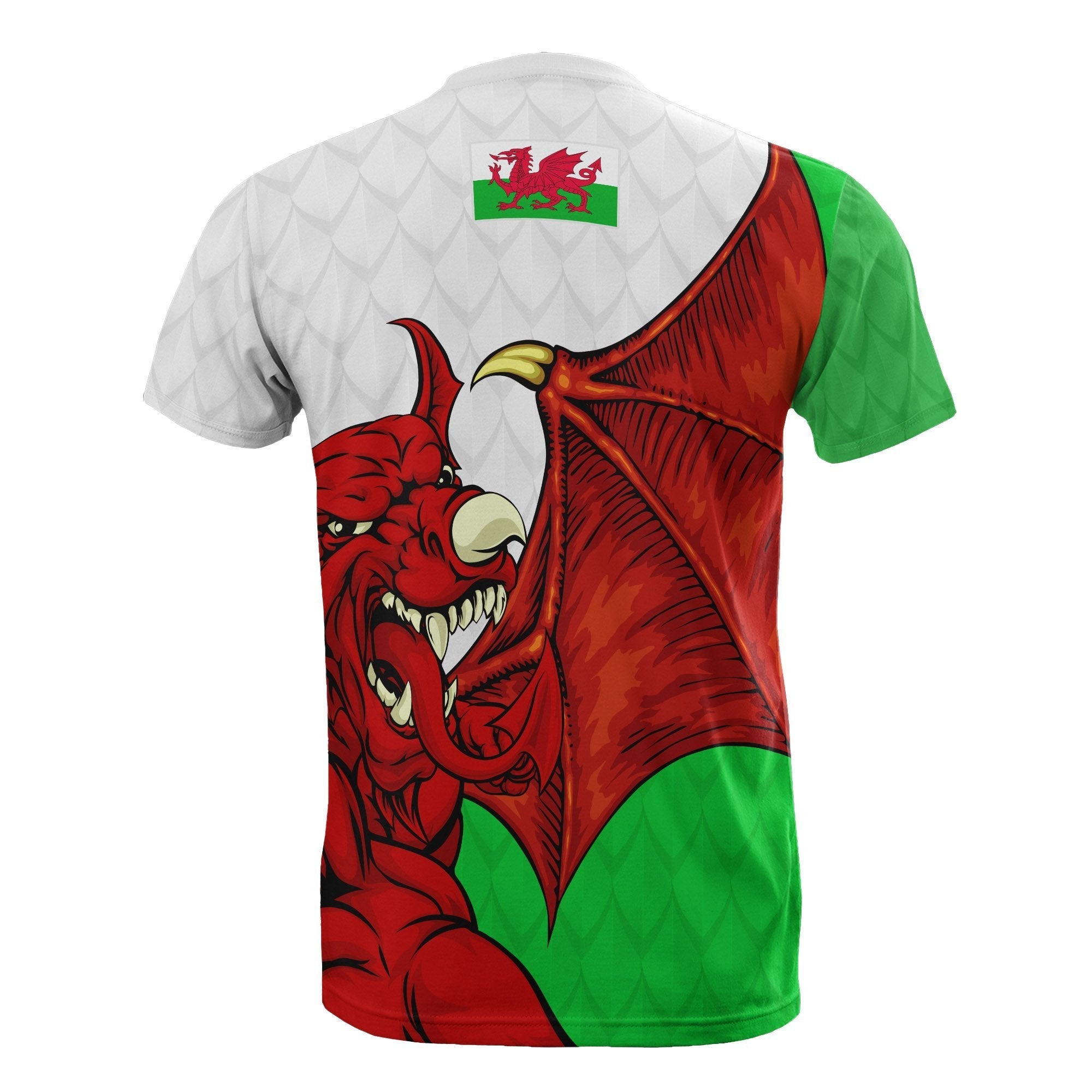 Wales T shirt - Dragon Wing - Vibe Hoodie Shop