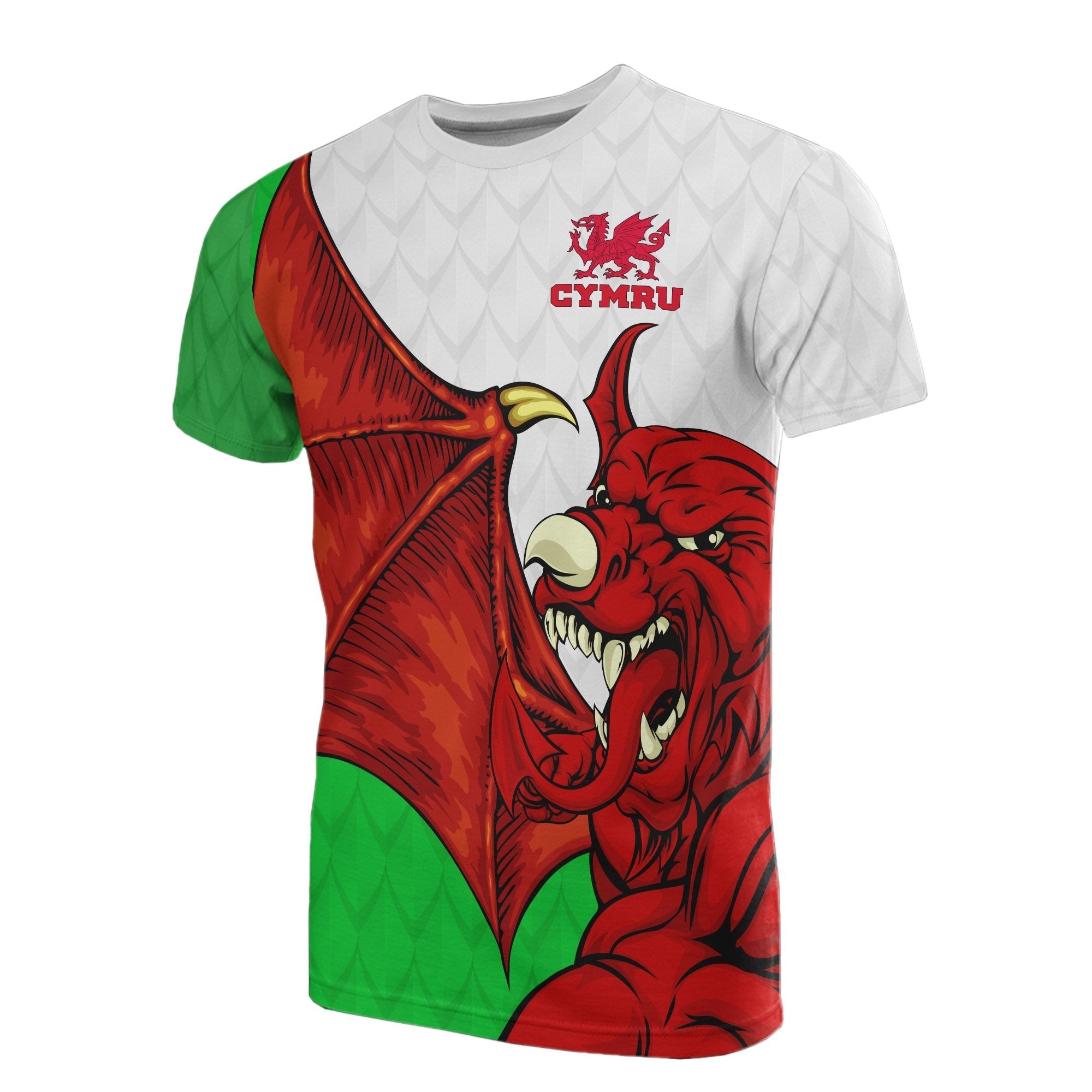 Wales T shirt - Dragon Wing - Vibe Hoodie Shop