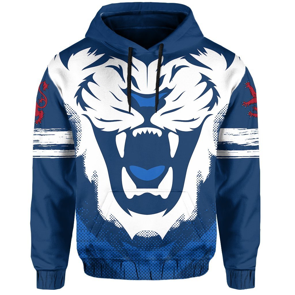 Scotland Flag Hoodie Lion King - Vibe Hoodie Shop