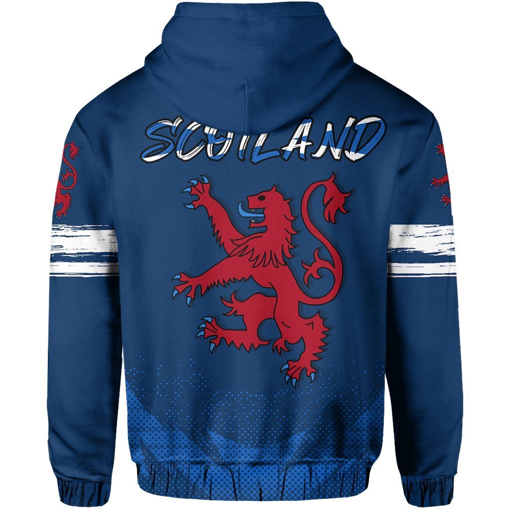 Scotland Flag Hoodie Lion King - Vibe Hoodie Shop