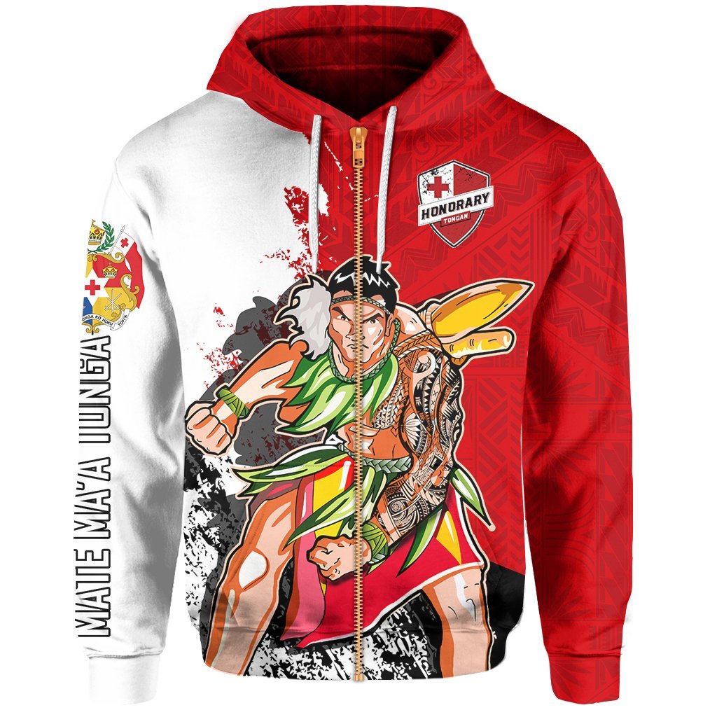 Tonga Hoodie Tongan Pride (Zip) - Vibe Hoodie Shop