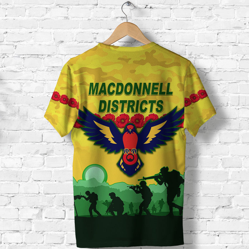 MacDonnell Districts ANZAC T shirt Simple Style - Vibe Hoodie Shop