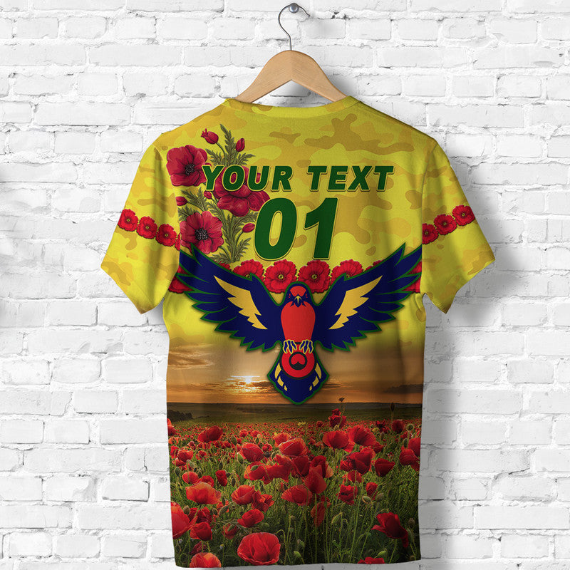 (Custom Personalised) MacDonnell Districts ANZAC T shirt Poppy Vibes - Vibe Hoodie Shop