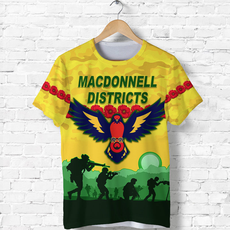 MacDonnell Districts ANZAC T shirt Simple Style - Vibe Hoodie Shop