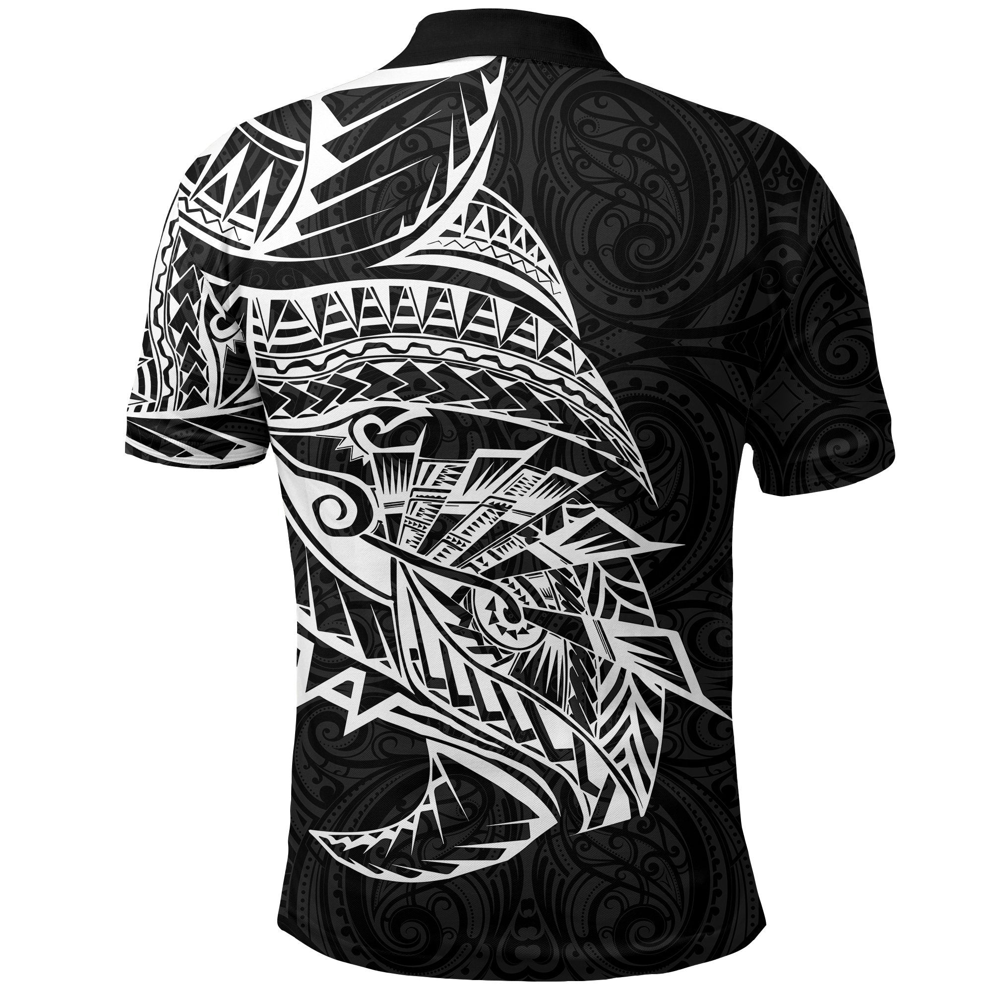 Maori Tattoo Polo Shirt, New Zealand Aotearoa Tattoo Golf Shirt - Vibe Hoodie Shop