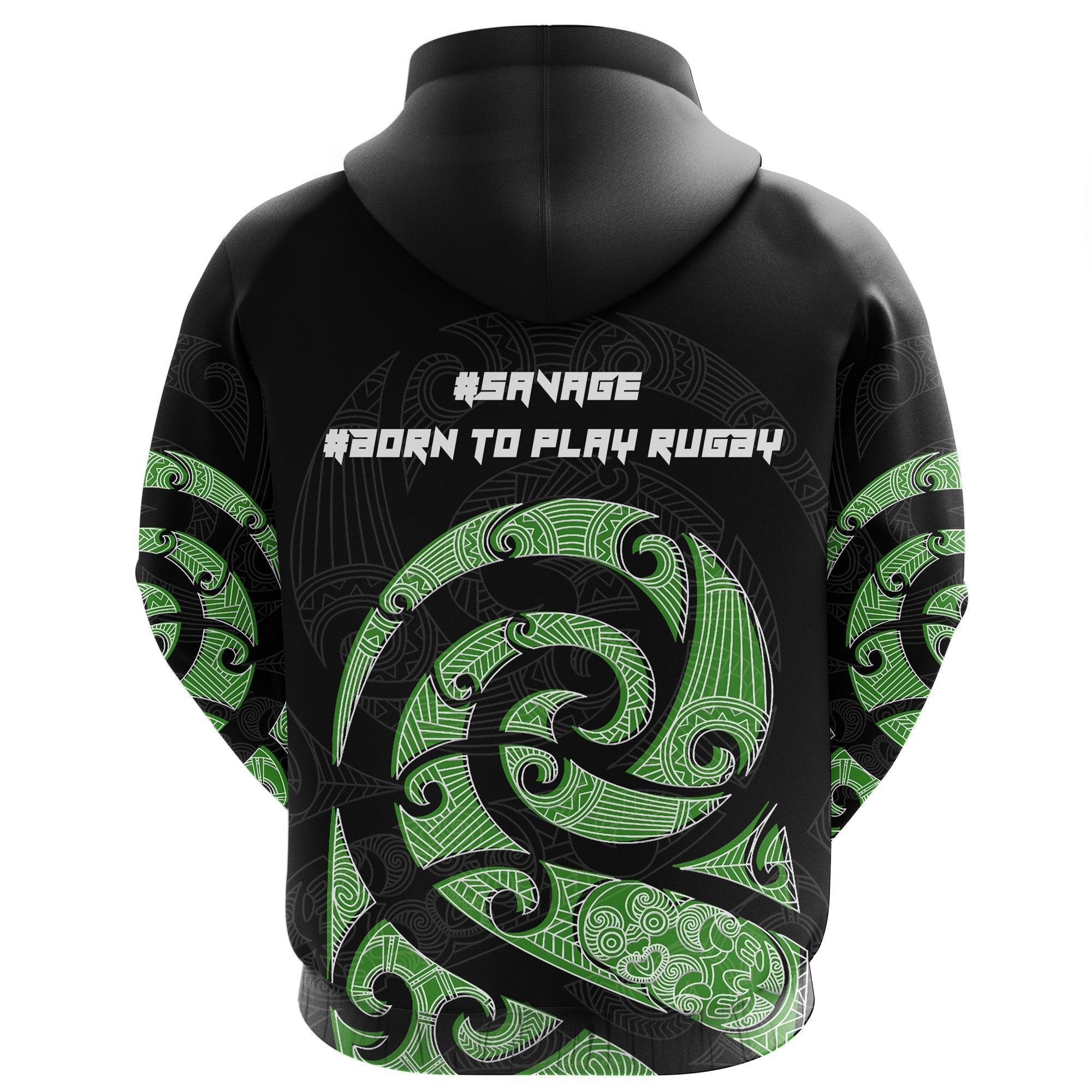New Zealand Maori Rugby Kirituhi Tattoo Hoodie - Vibe Hoodie Shop