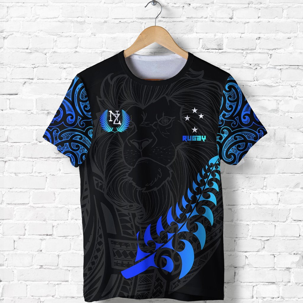 New Zealand Maori Rugby Lion T shirt - Vibe Hoodie Shop