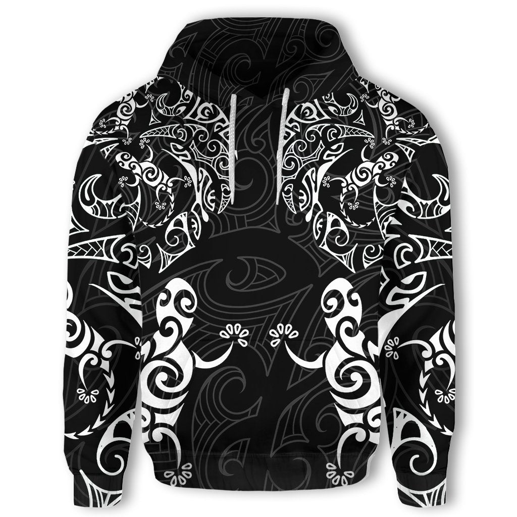 New Zealand Maori Hoodie, Lizard Tattoo Pullover Hoodie - Vibe Hoodie Shop