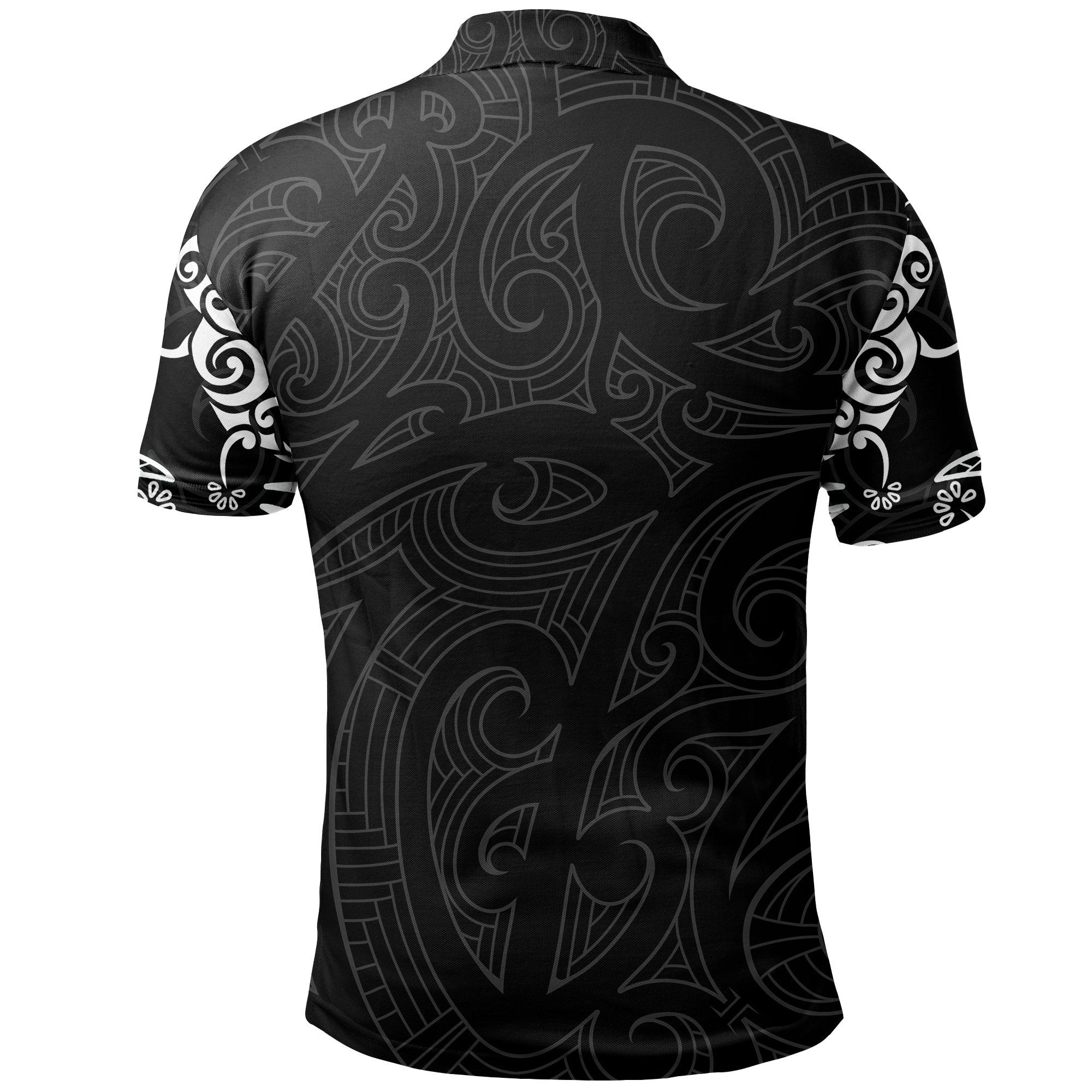 New Zealand Maori Polo Shirt, Tribal Lizard Tattoo Pullover Golf Shirts - Vibe Hoodie Shop