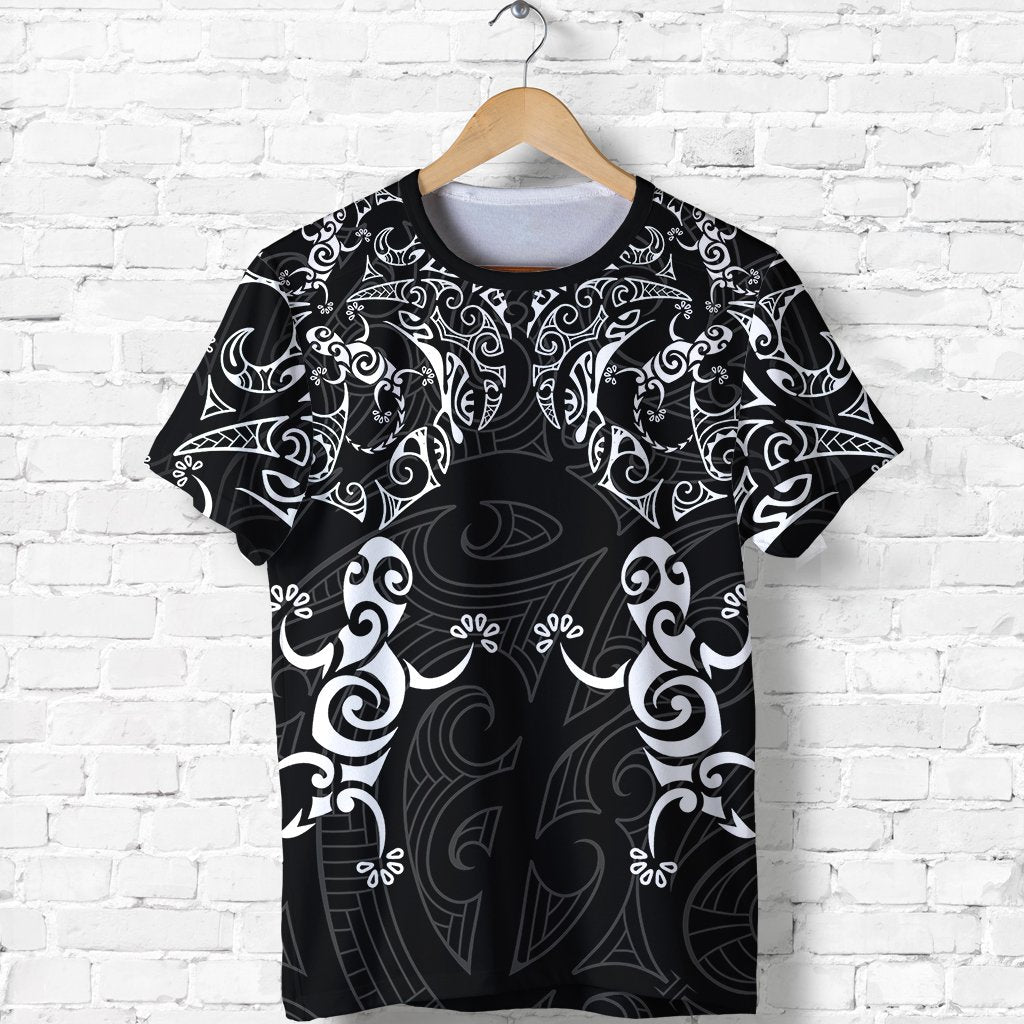 New Zealand Maori T shirt, Tribal Lizard Tattoo Shirt - Vibe Hoodie Shop