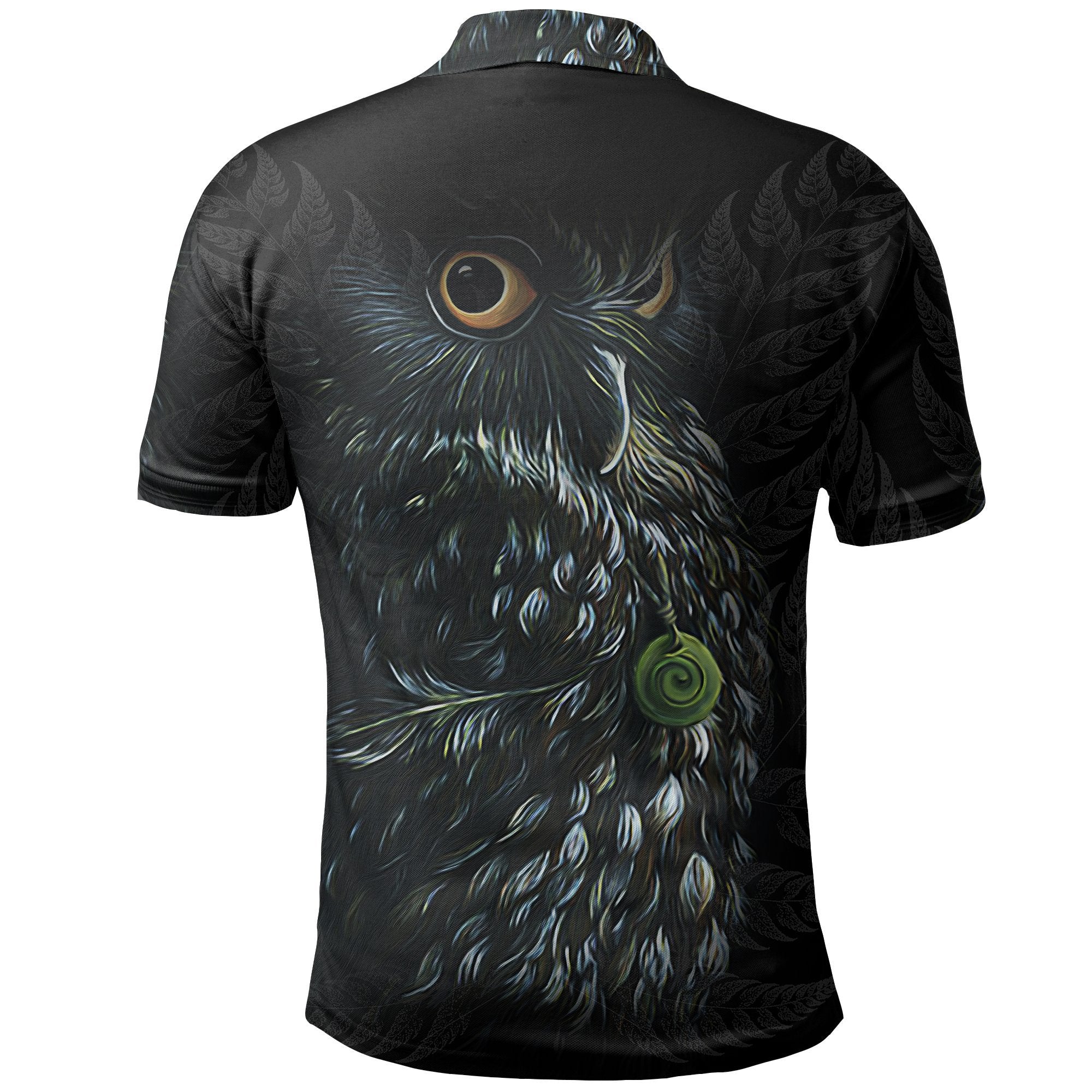 Morepork New Zealand Polo Shirt, Maori Morepork Golf Shirts - Vibe Hoodie Shop
