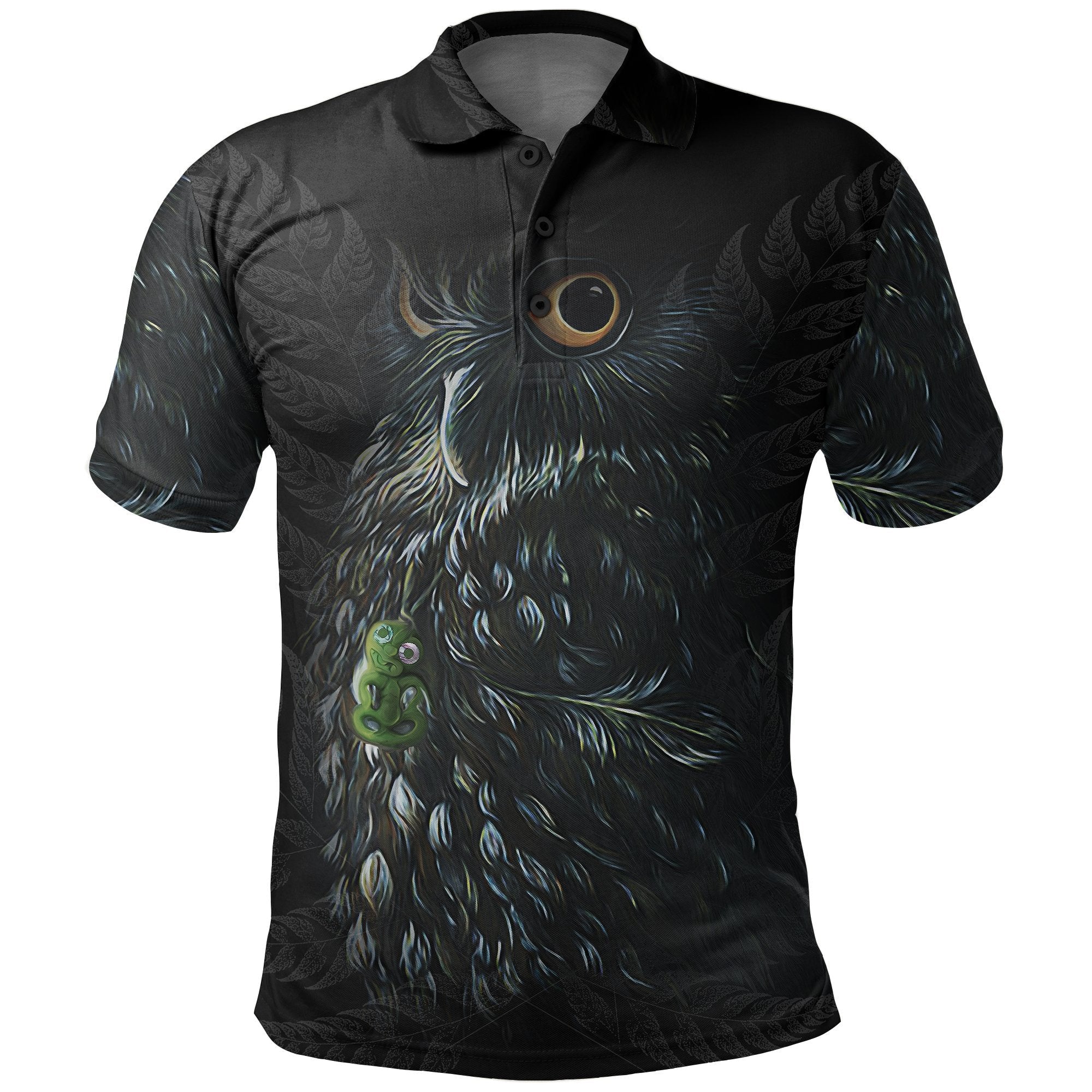 Morepork New Zealand Polo Shirt, Maori Morepork Golf Shirts - Vibe Hoodie Shop