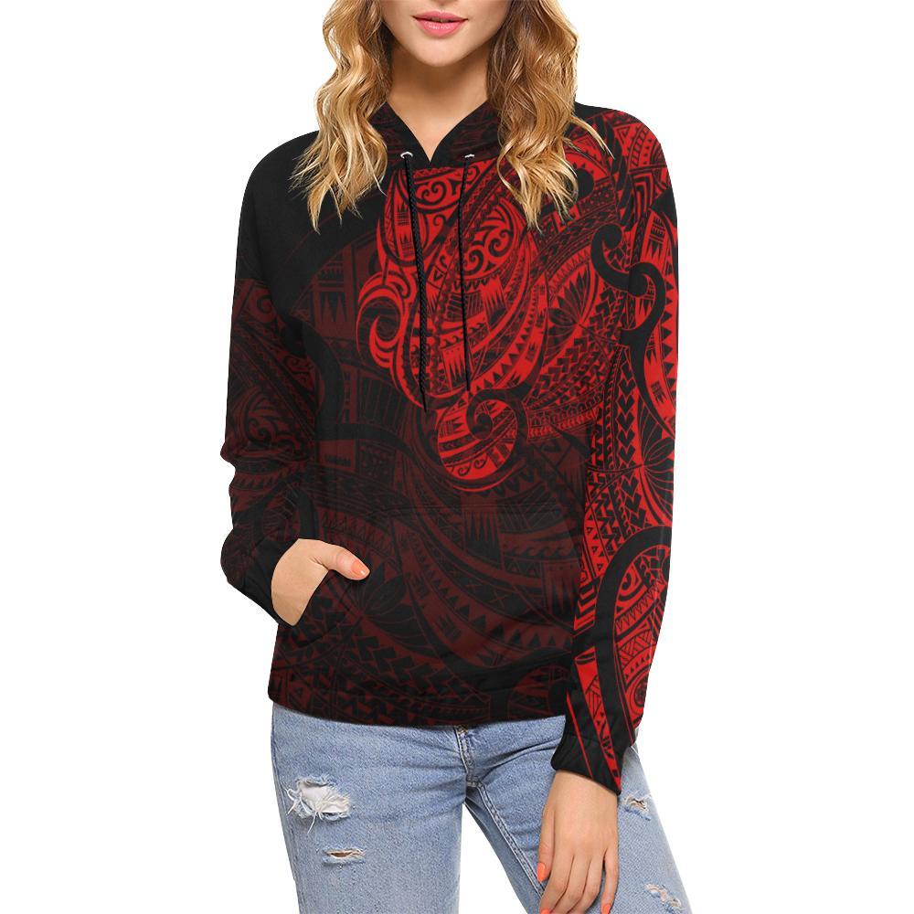 Maori Tattoo Hoodie, New Zealand Pullover Hoodie - Vibe Hoodie Shop