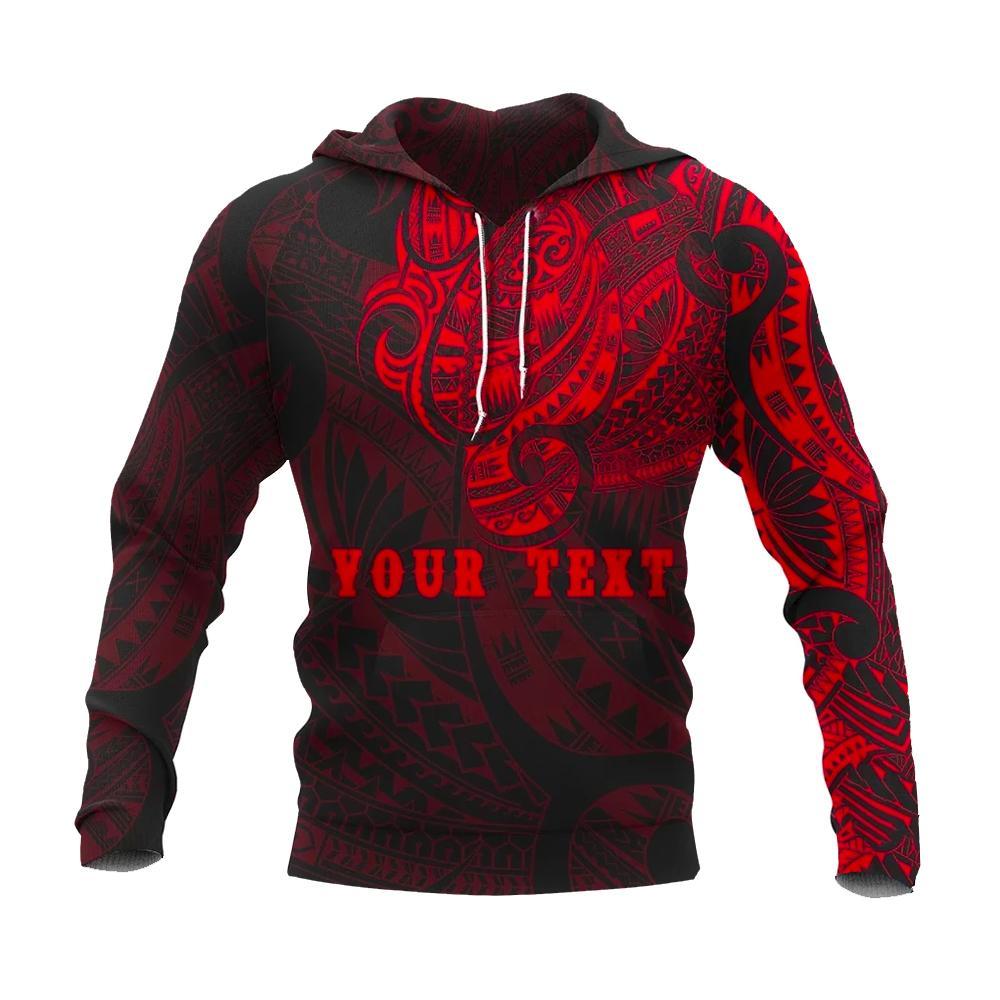 New Zealand Maori Tattoo All Over Print Customized Hoodie - Vibe Hoodie Shop