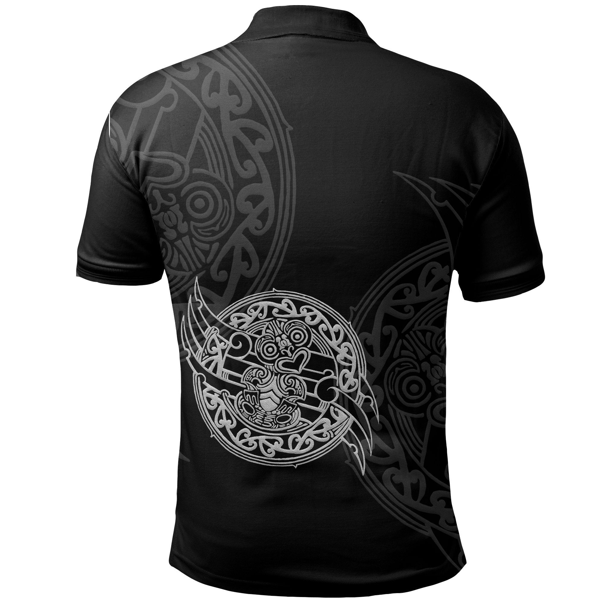 New Zealand Maori Polo Shirt, Maori Tiki Tattoo Golf Shirts - Vibe Hoodie Shop