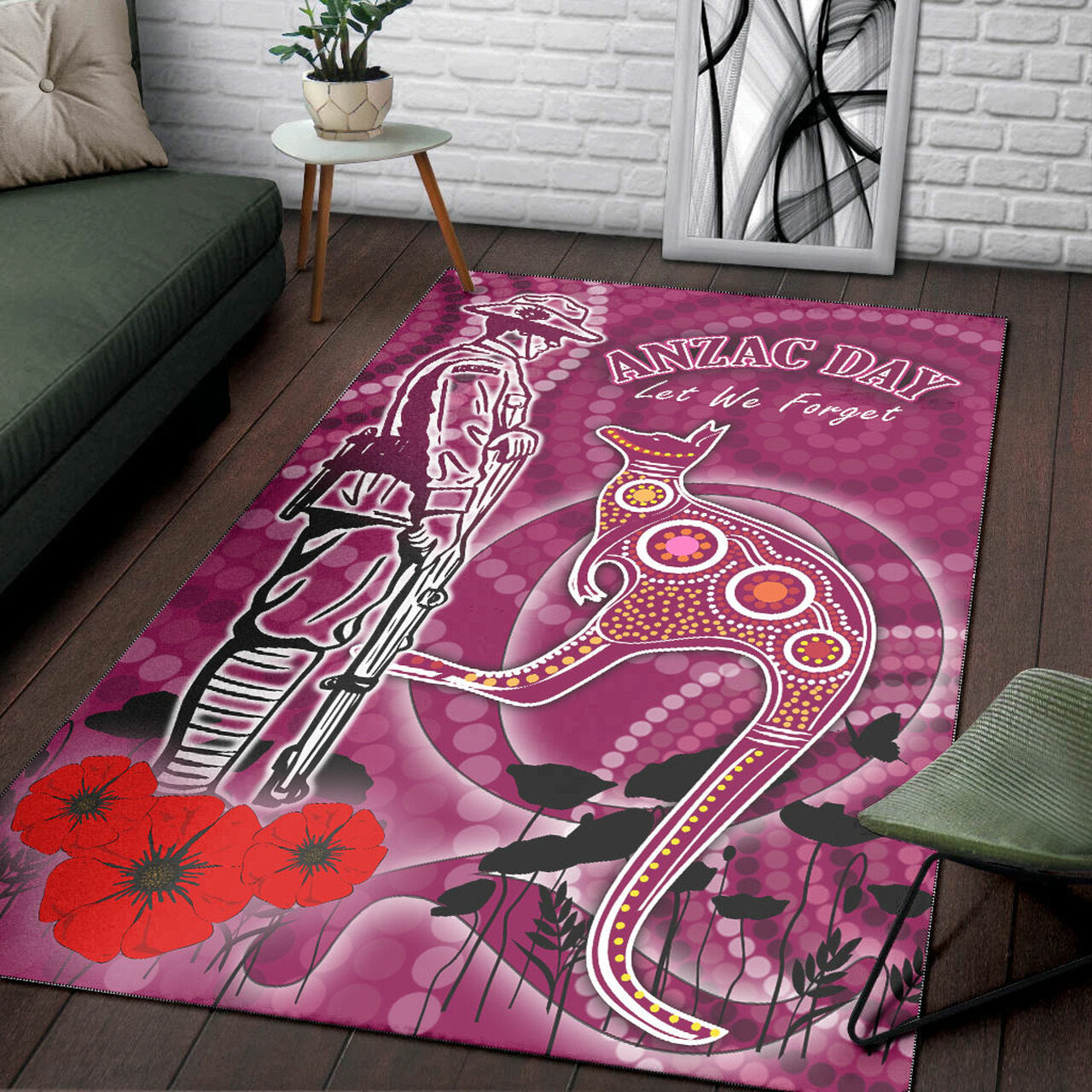 Maroons Rugby Area Rug ANZAC Maroons Rugby Area Rug LT10 - Vibe Hoodie Shop