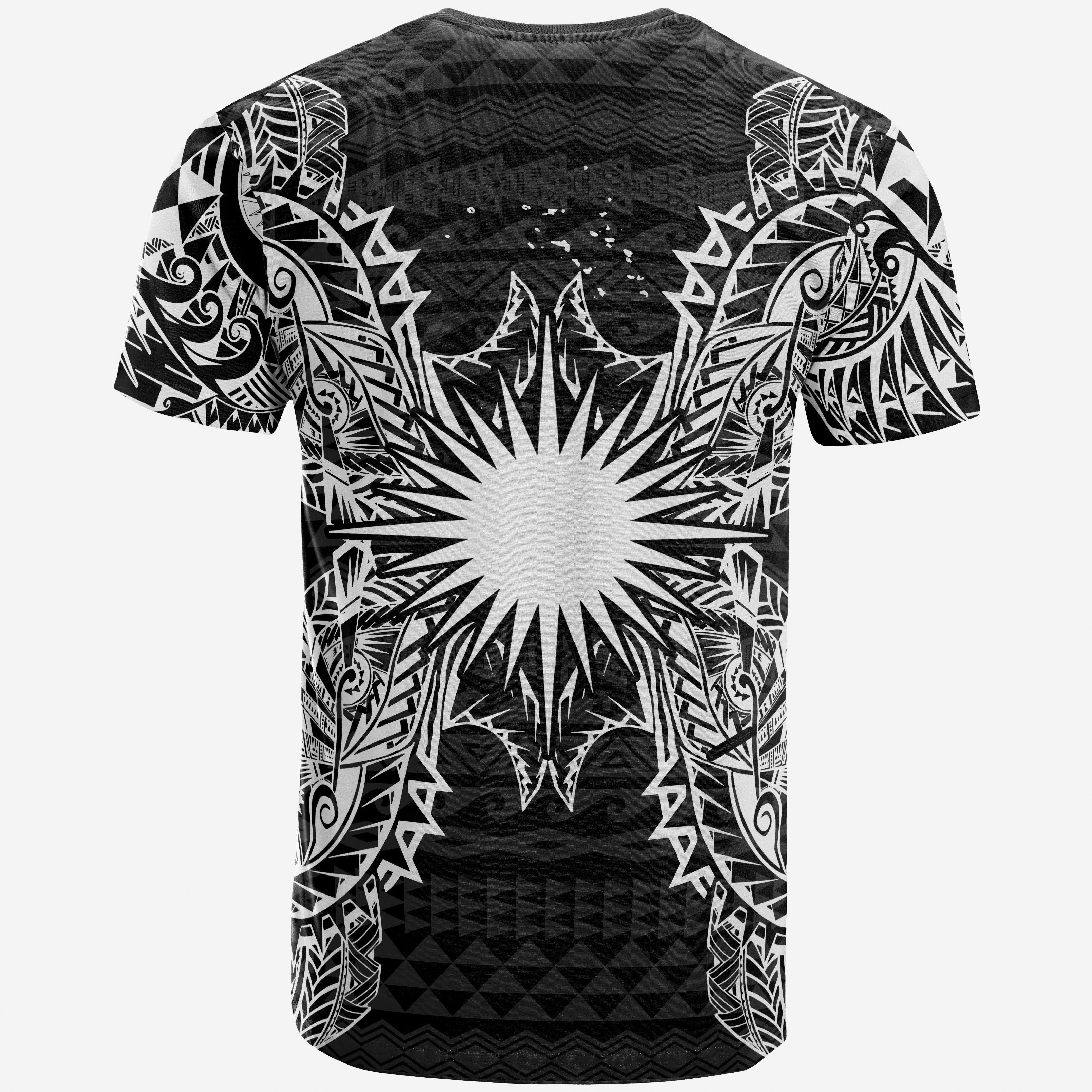 Vibe Hoodie Marshall Islands All T shirt - Marshall Islands Flag Map Polynesian Tattoo White Black - Vibe Hoodie Shop