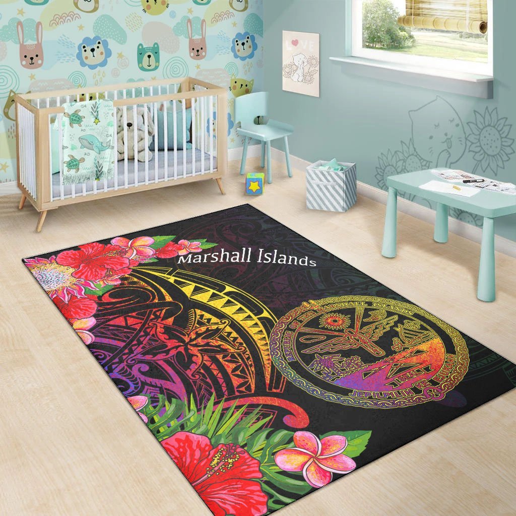 Marshall Islands Area Rug - Tropical Hippie Style - Vibe Hoodie Shop