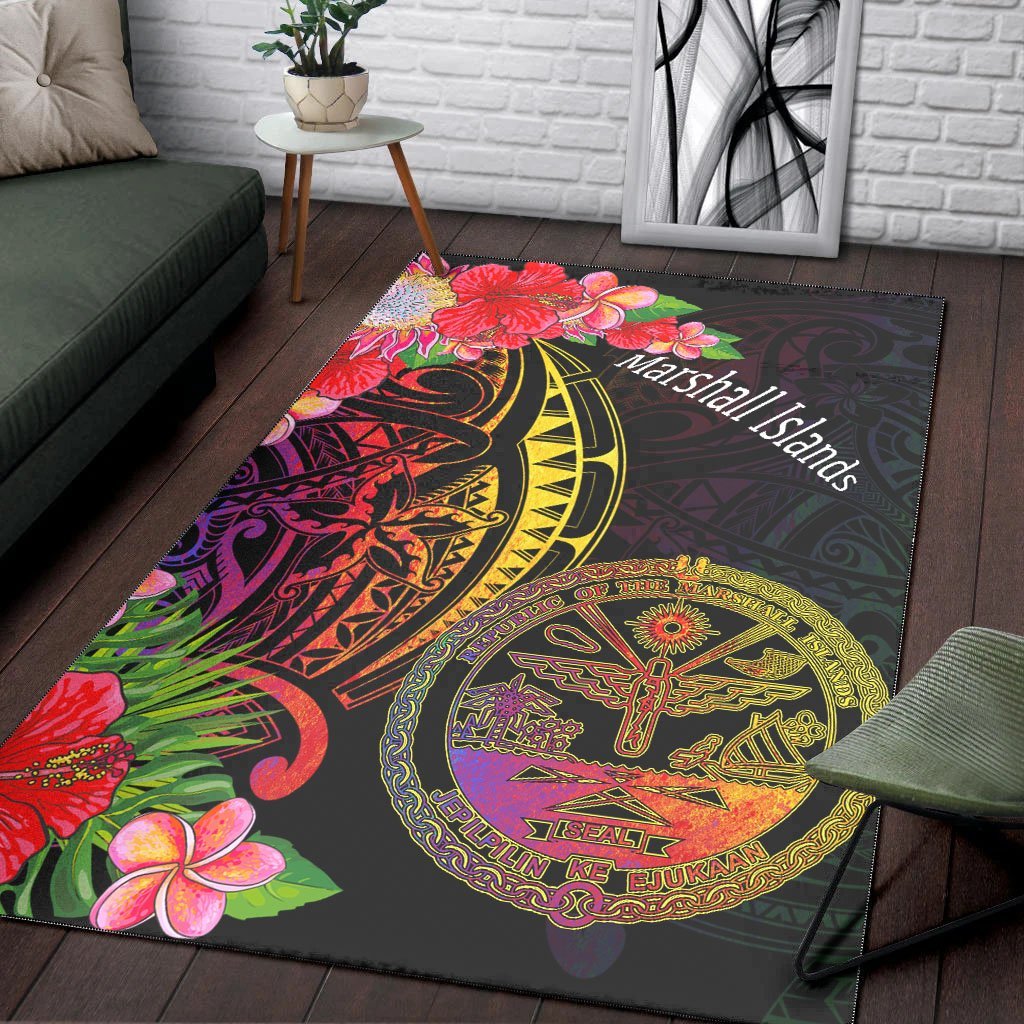 Marshall Islands Area Rug - Tropical Hippie Style - Vibe Hoodie Shop